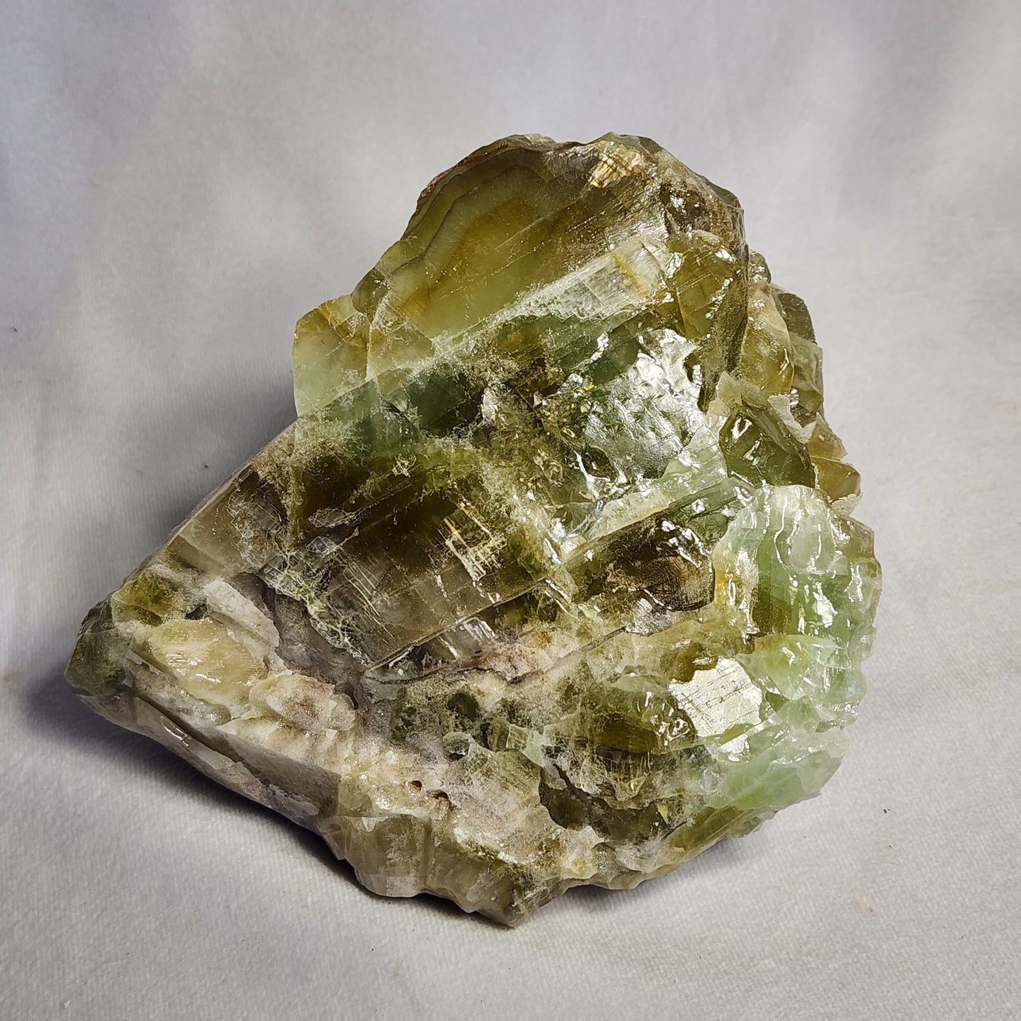 Green Banded Calcite