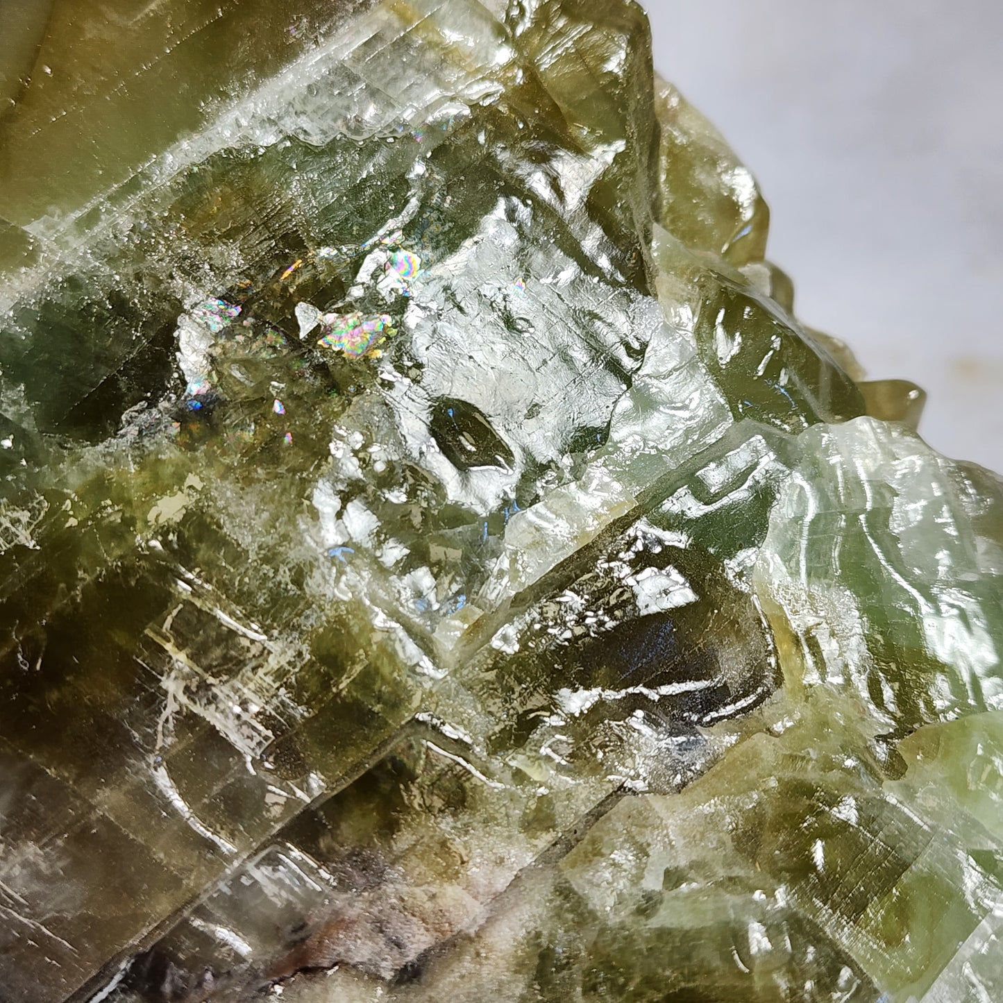 Green Banded Calcite