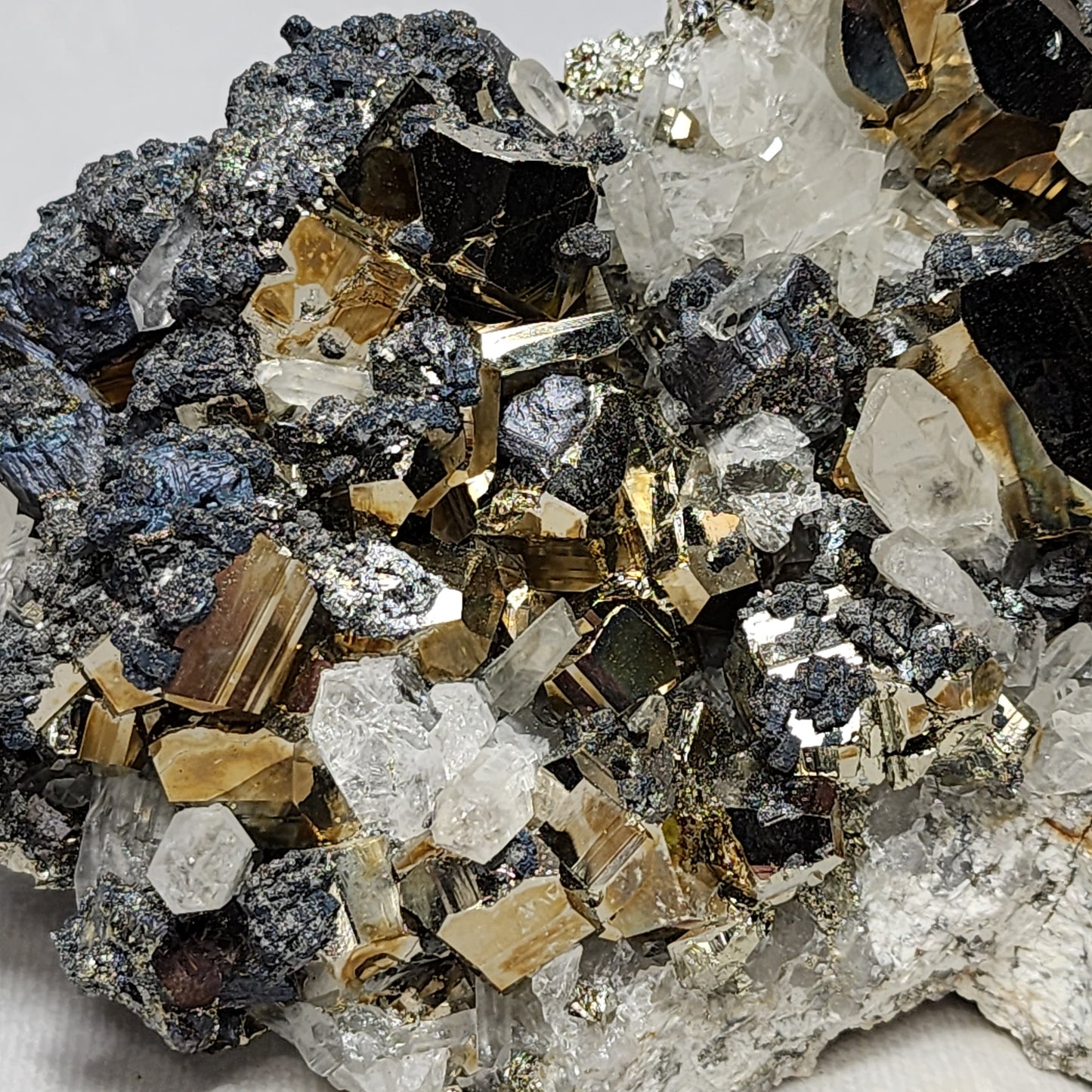 Fantastic "Fools Gold", Pyrite on Quartz