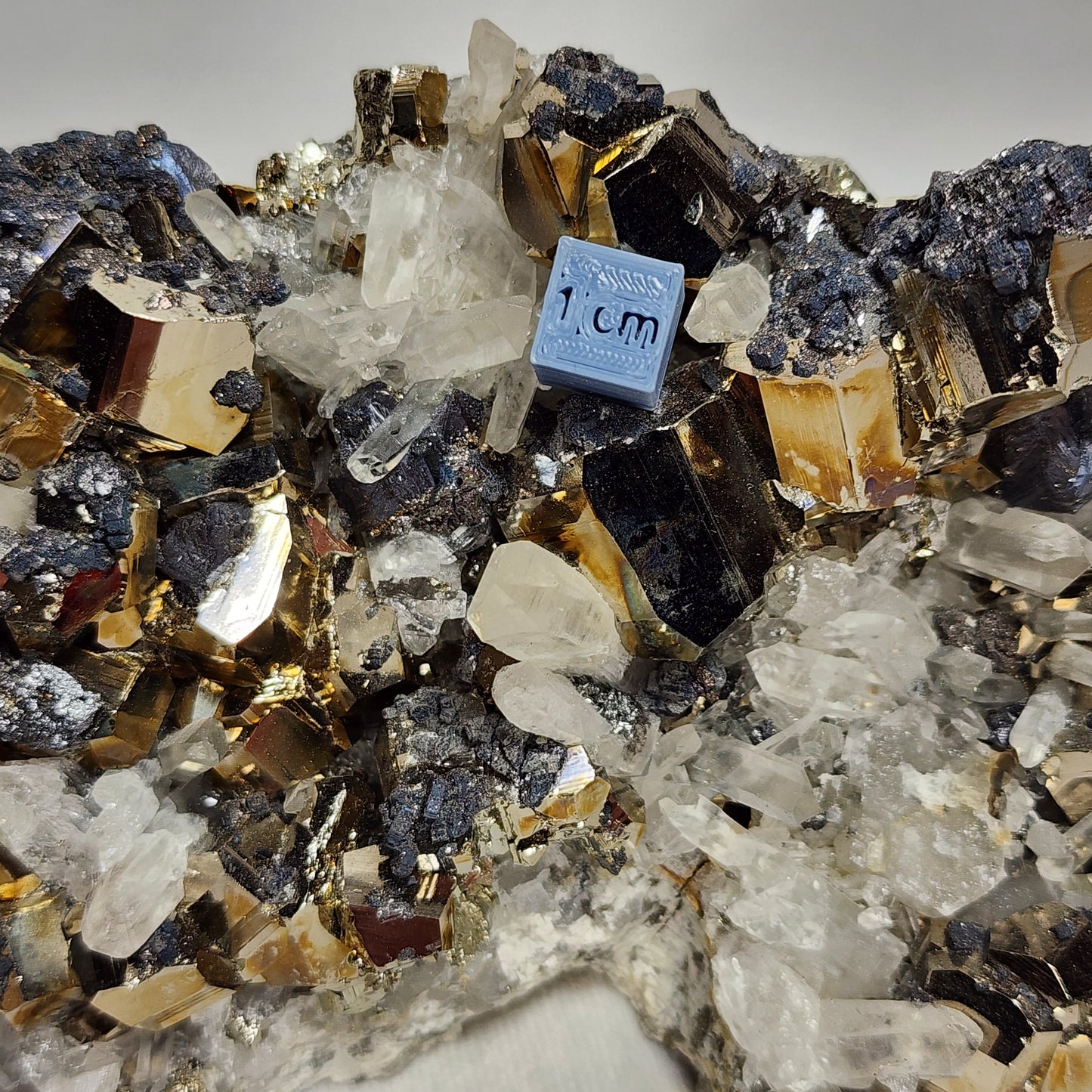 Fantastic "Fools Gold", Pyrite on Quartz