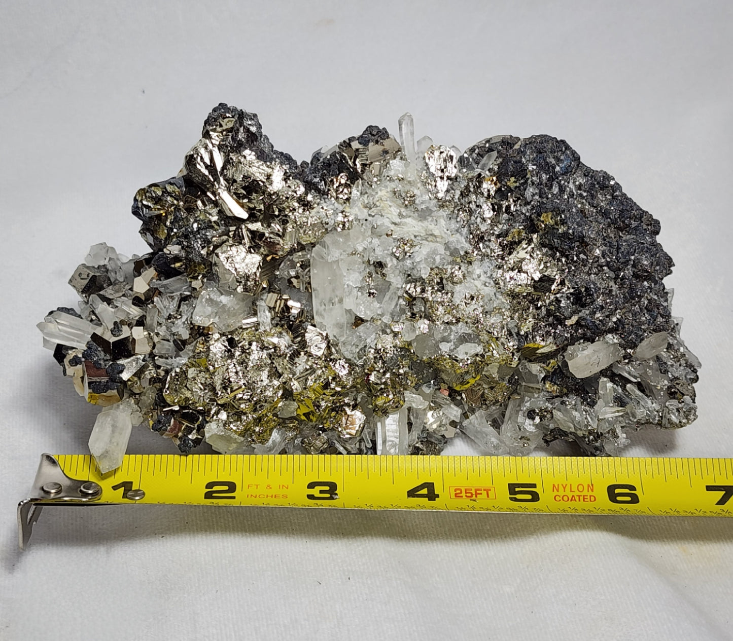 Fantastic "Fools Gold", Pyrite on Quartz