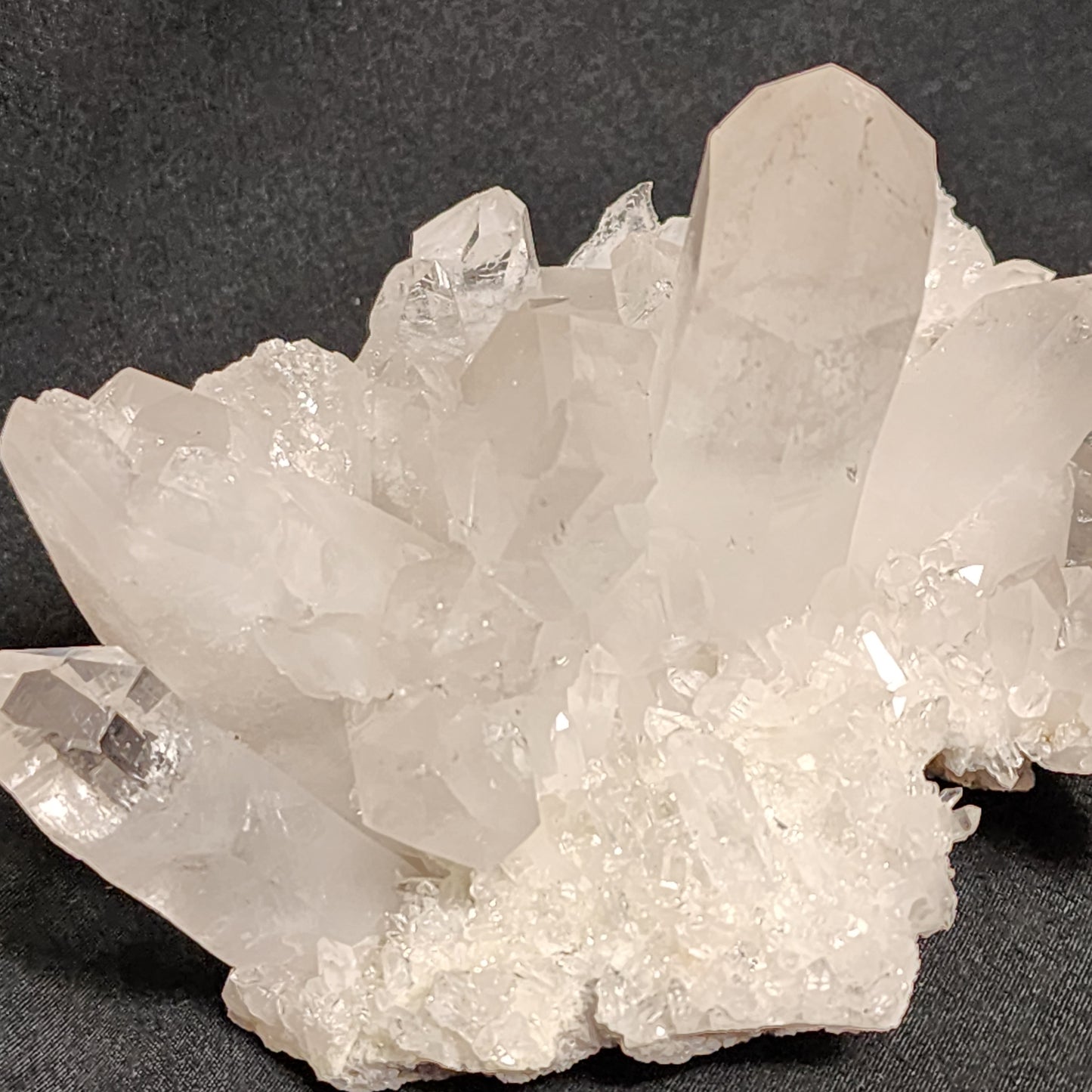 Captivating Crystal Clear Quartz Cluster