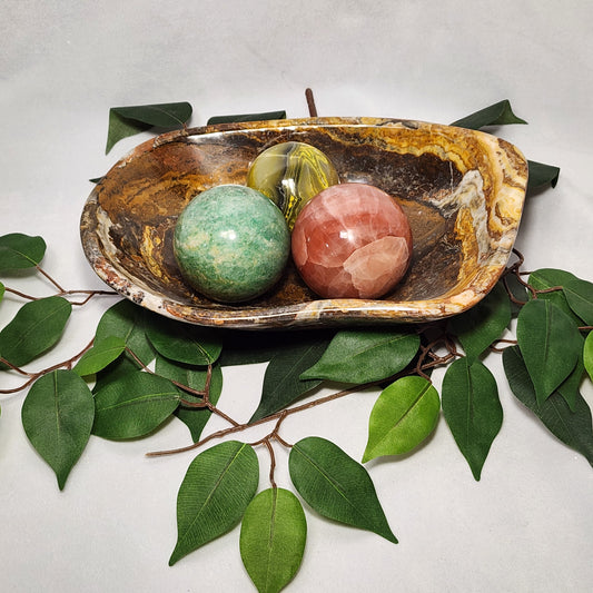 Beautiful Aragonite Bowl