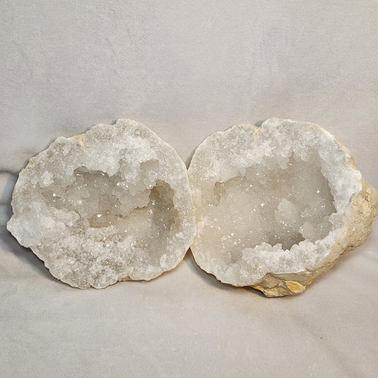 Sparkling Beauty Moroccan Geode Pair