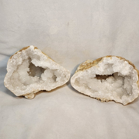 Elegant Geode Pair