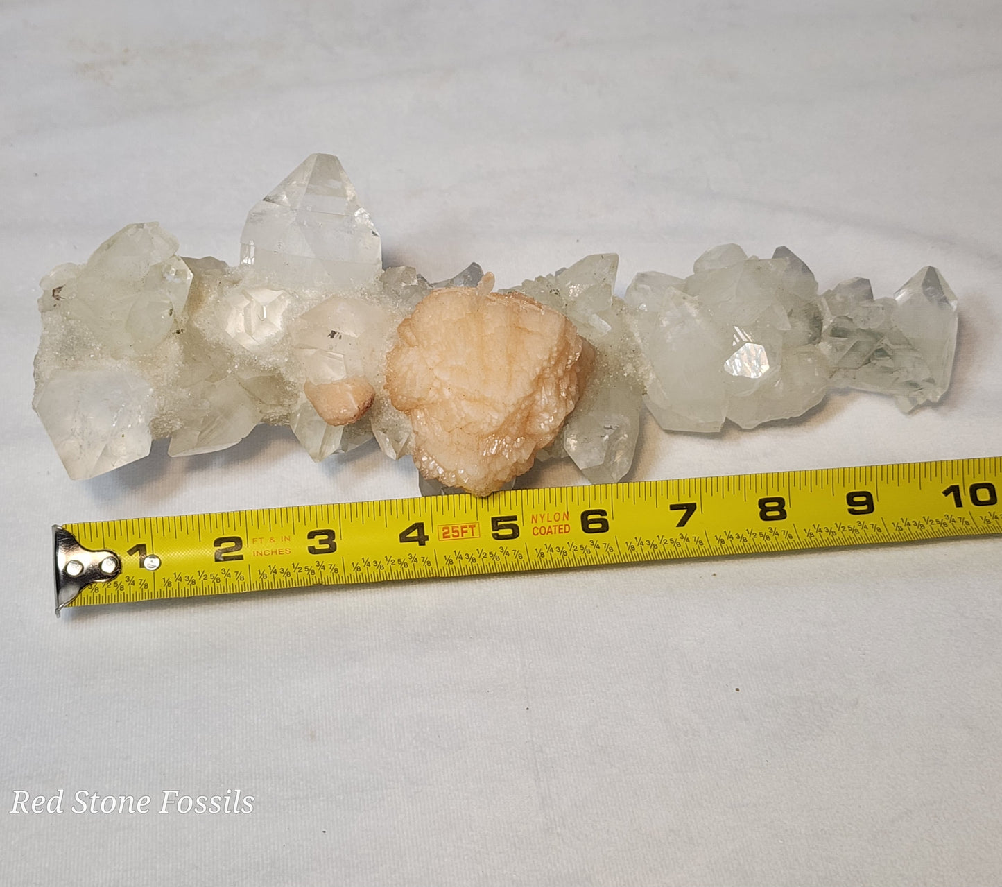 Stilbite on Apophyllite