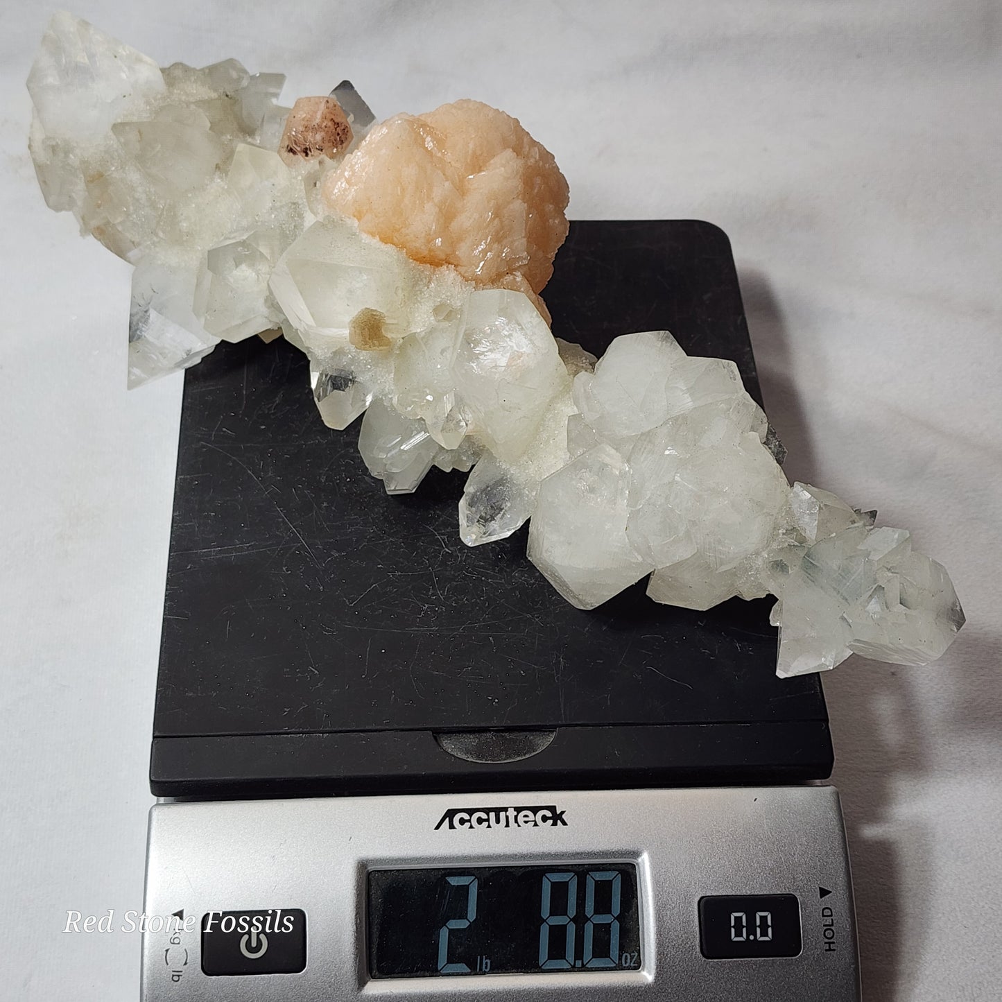 Stilbite on Apophyllite