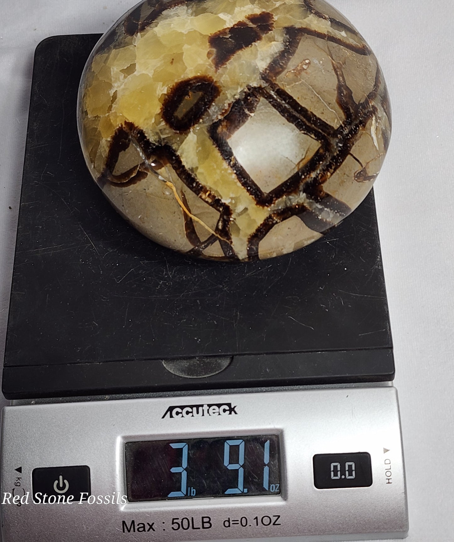 Rounded Septarian Sphere