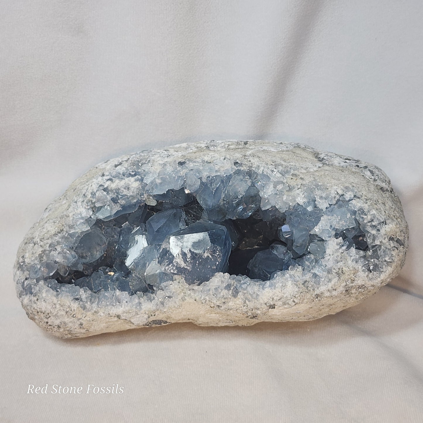 Glimmering Blue Celestite