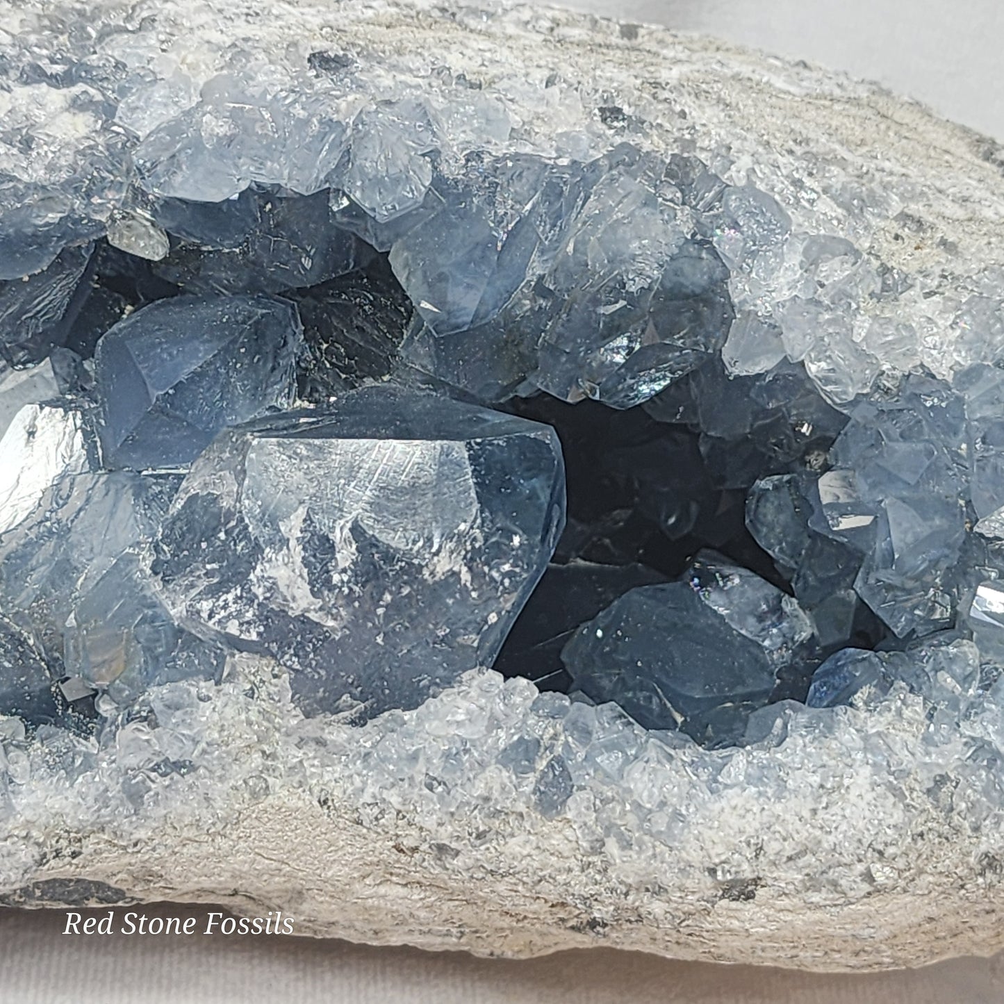 Glimmering Blue Celestite