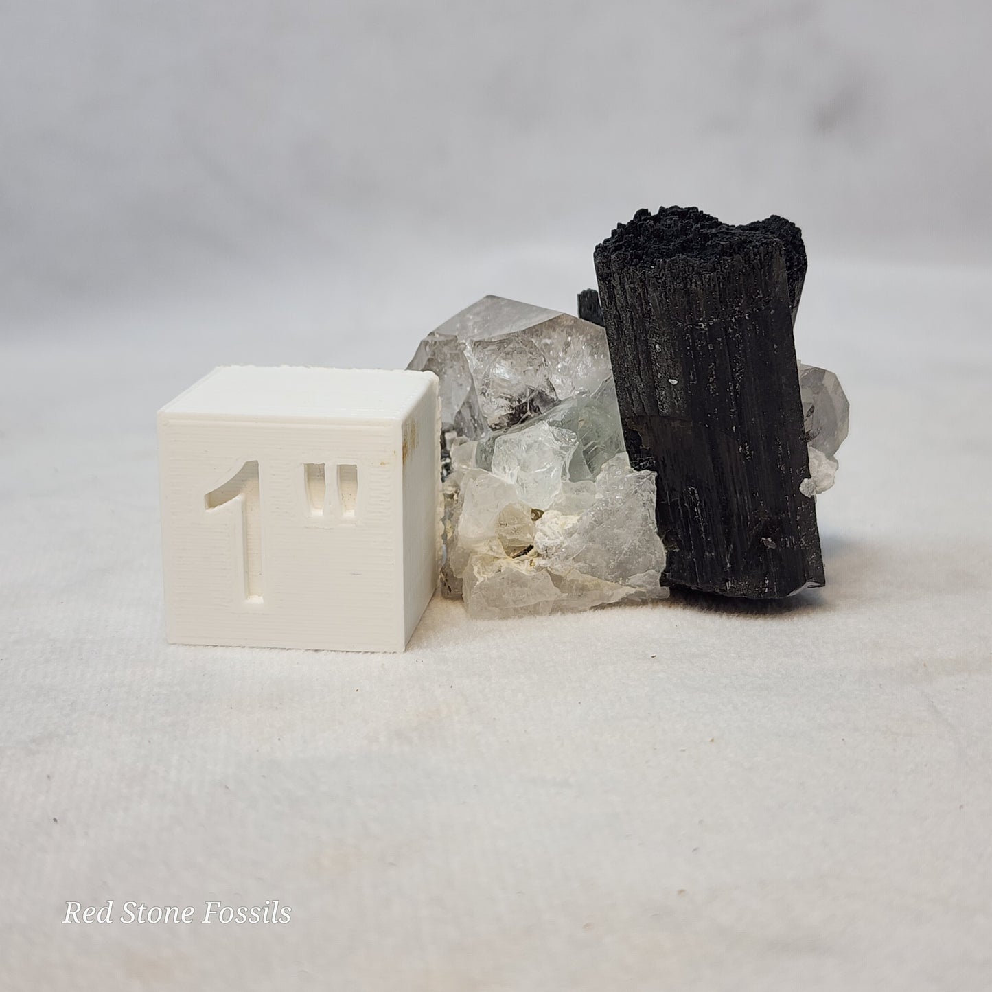 Reflective Quartz and Black Tourmaline