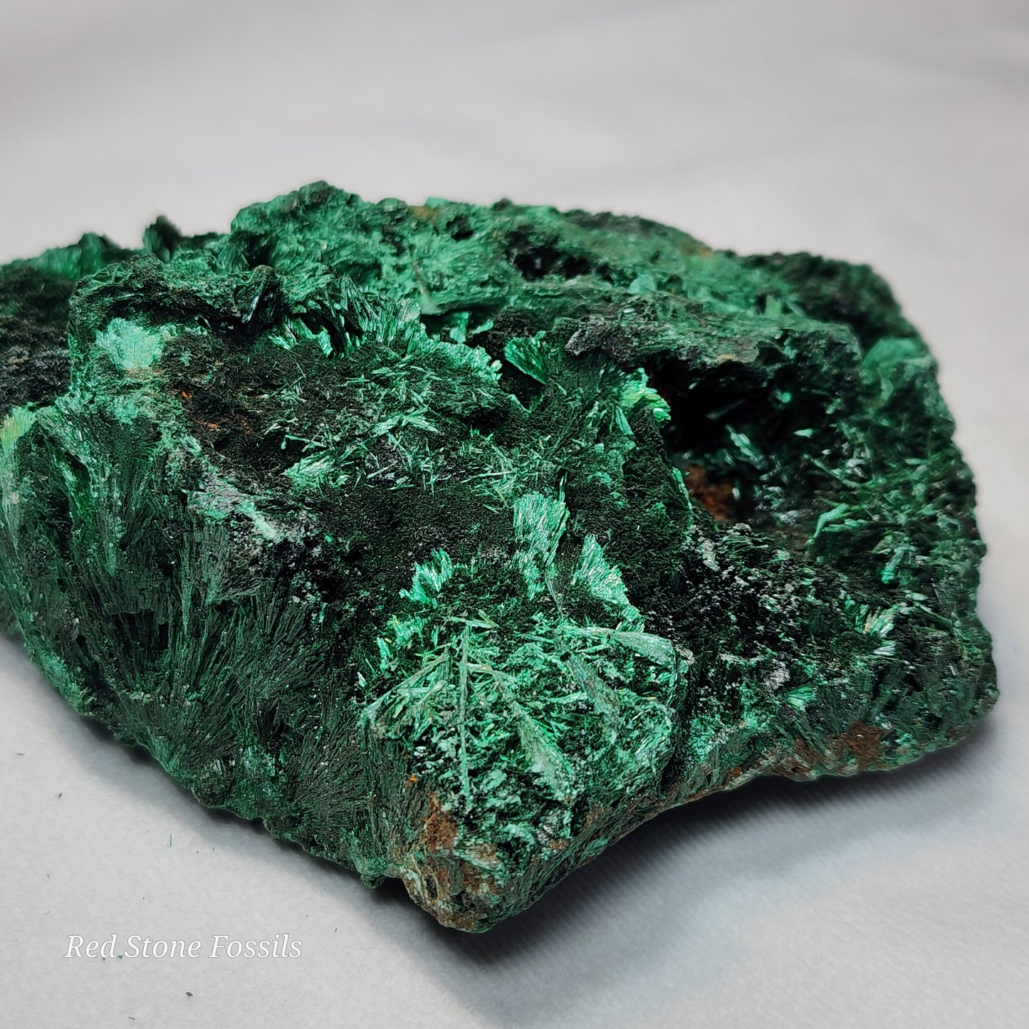 Gorgeous Green Fibrous Malachite