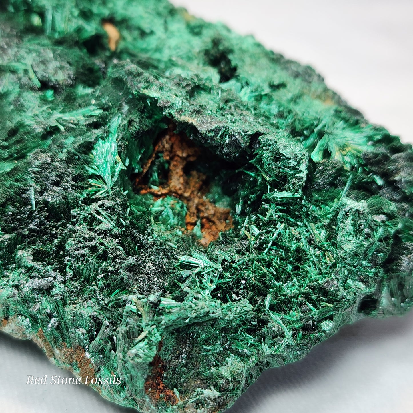 Gorgeous Green Fibrous Malachite