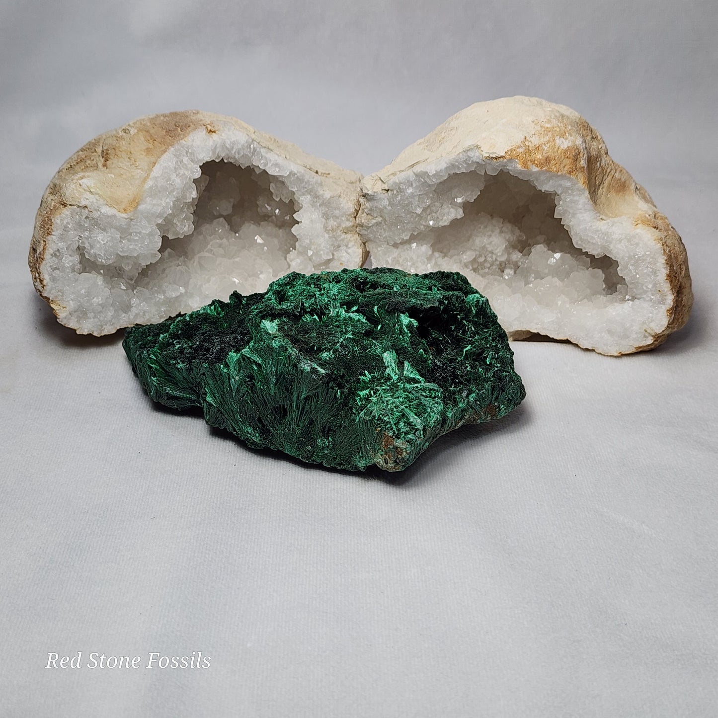 Gorgeous Green Fibrous Malachite