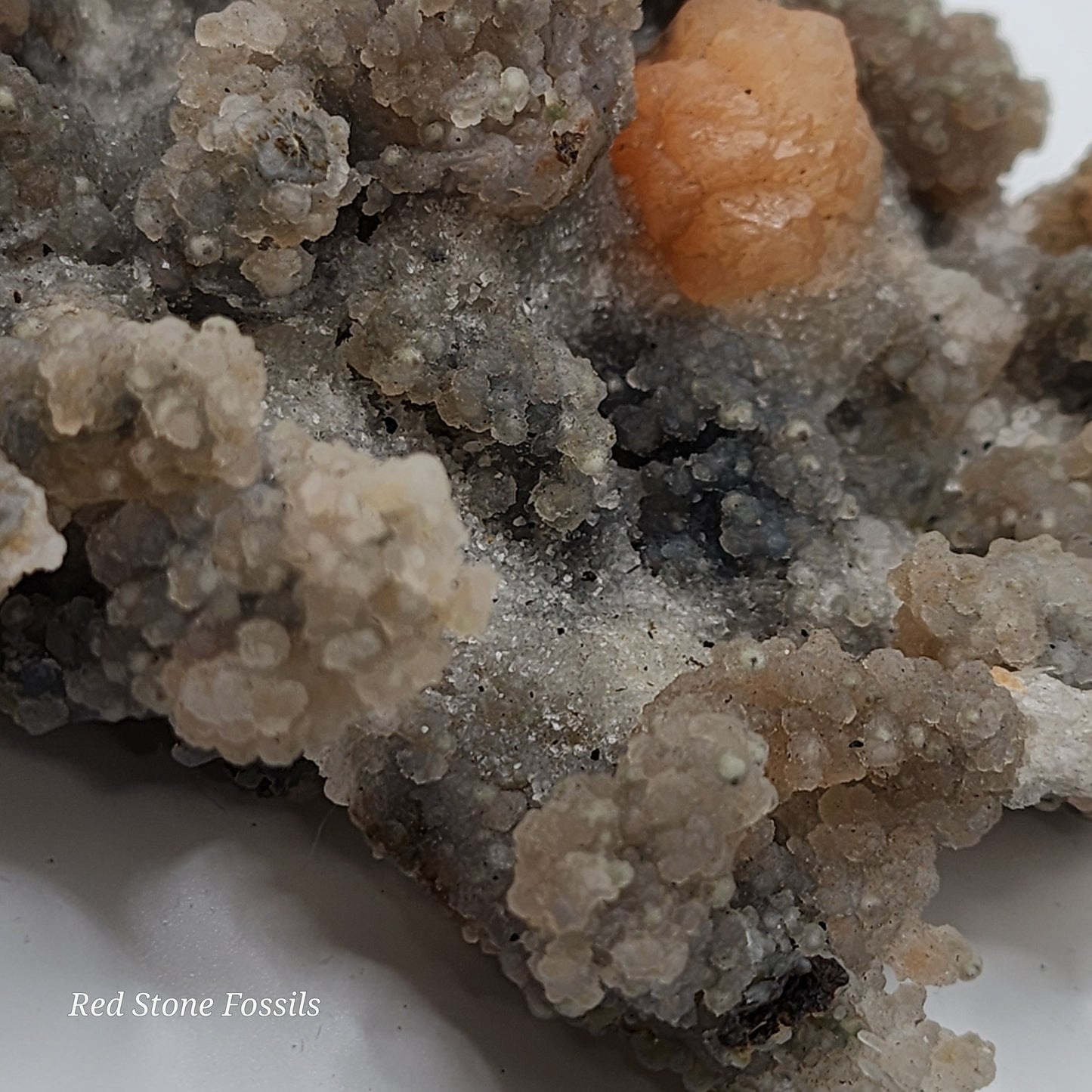 Superb Stilbite on Towers of Chalcedony