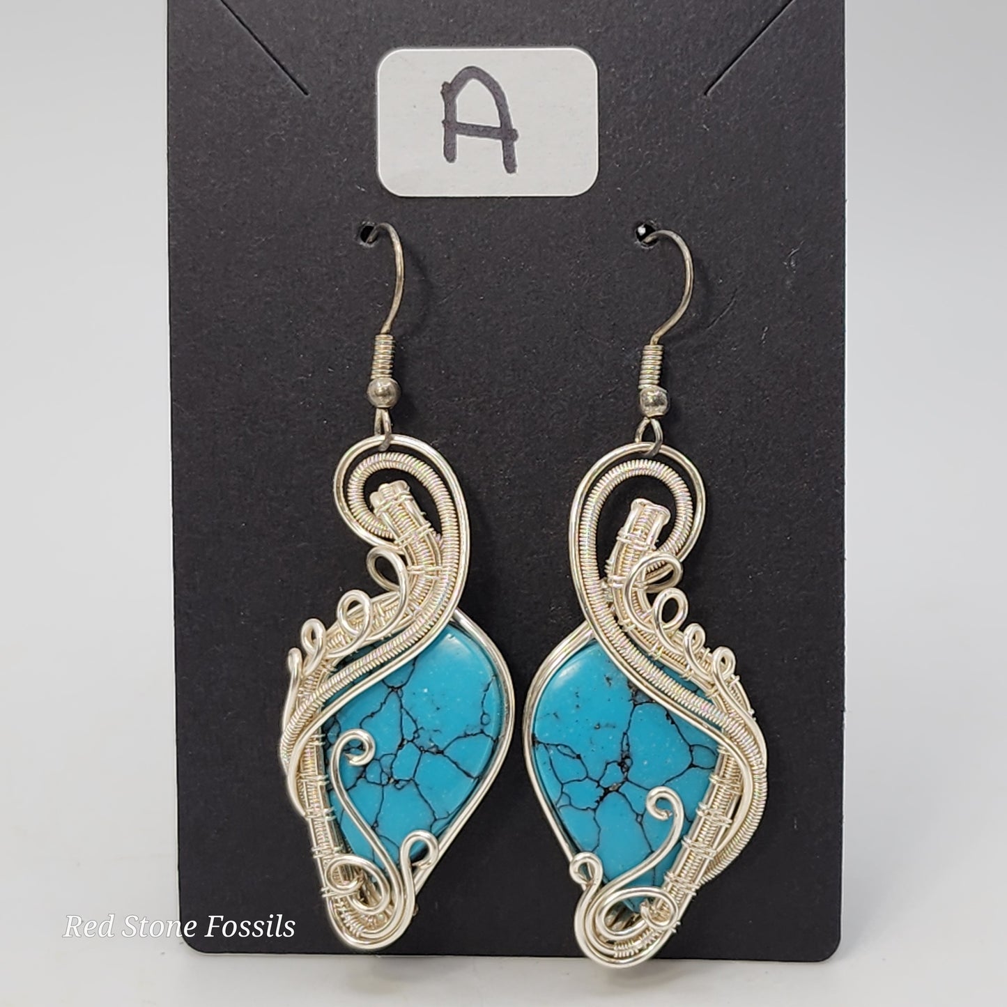 Three styles of Turquoise Earrings