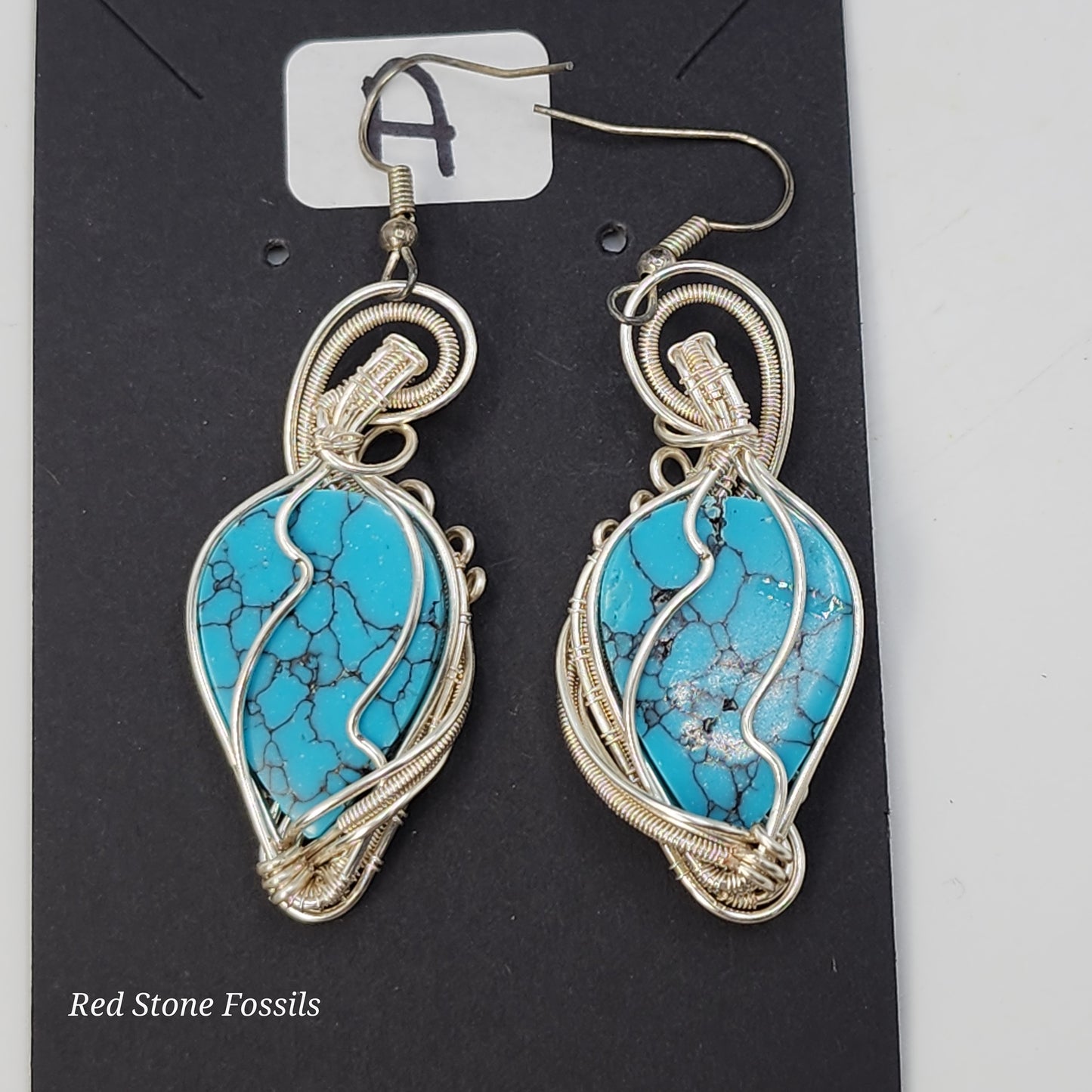 Three styles of Turquoise Earrings