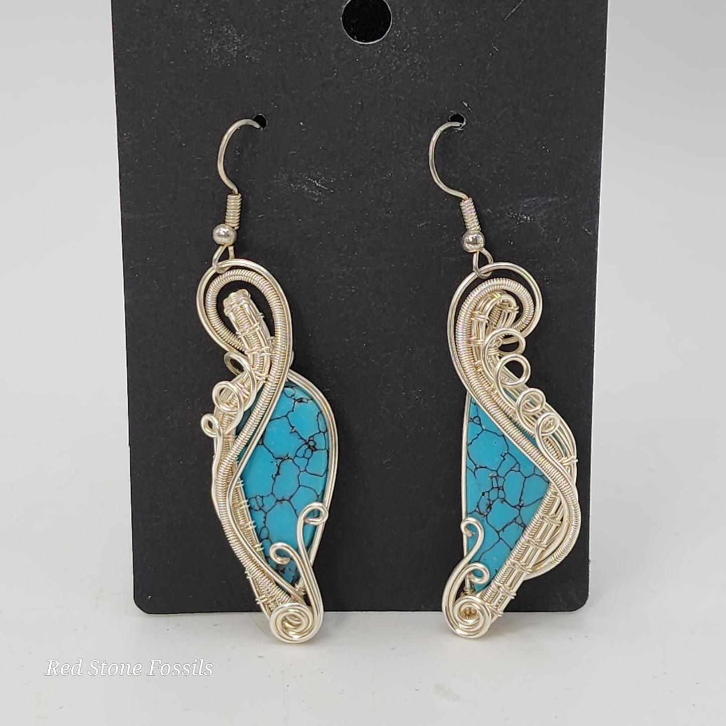 Three styles of Turquoise Earrings