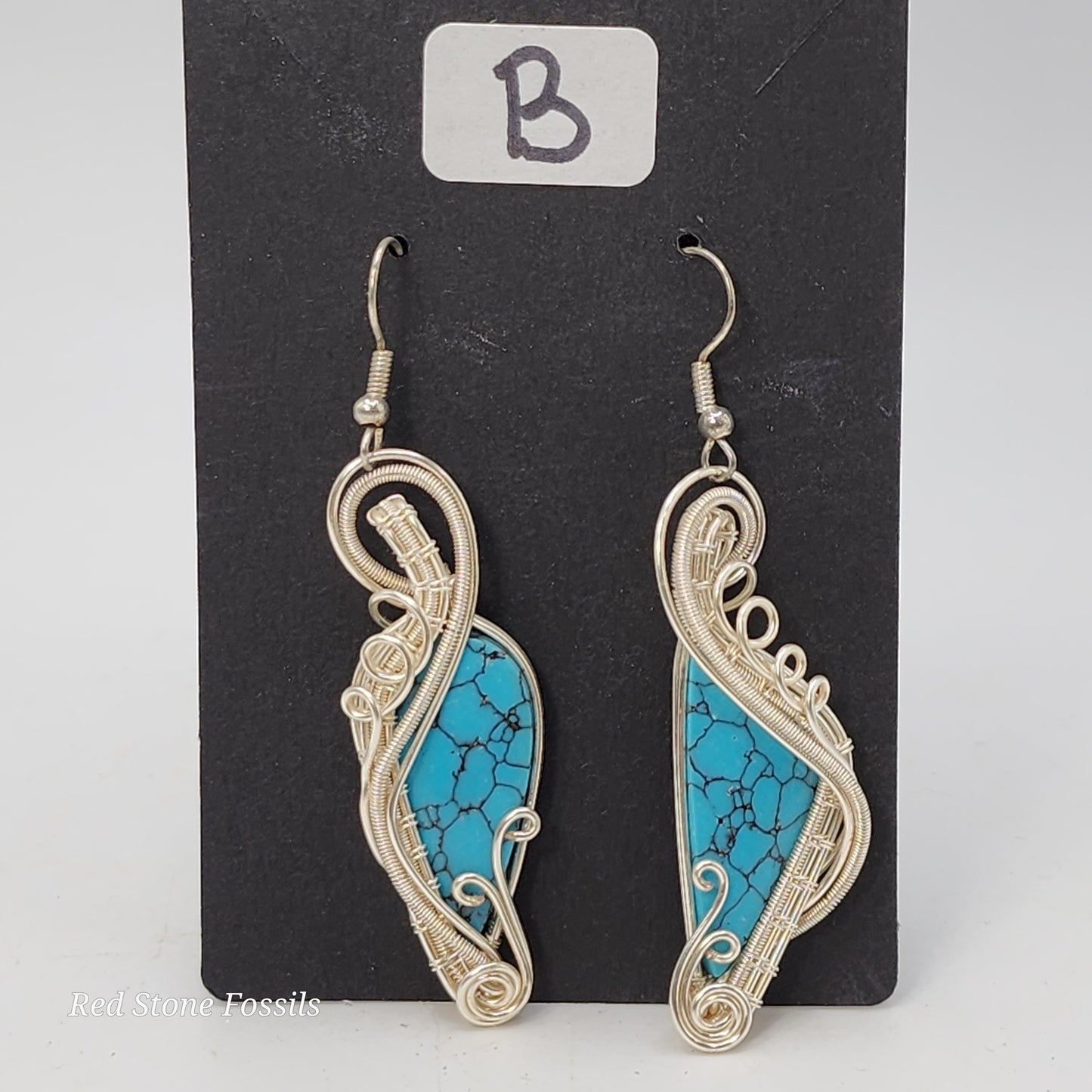 Three styles of Turquoise Earrings