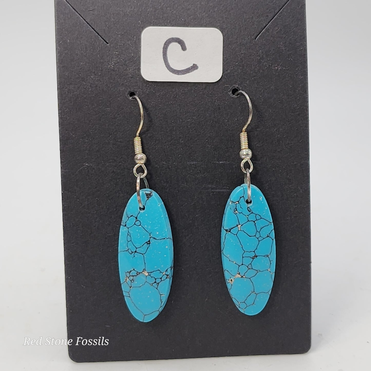 Three styles of Turquoise Earrings