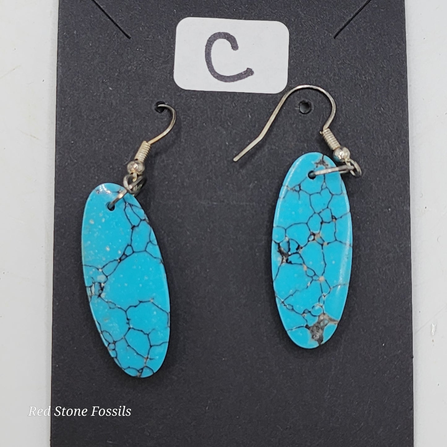 Three styles of Turquoise Earrings