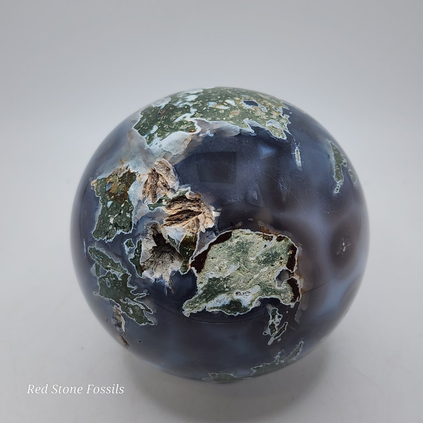 Amazing Moss Agate Sphere