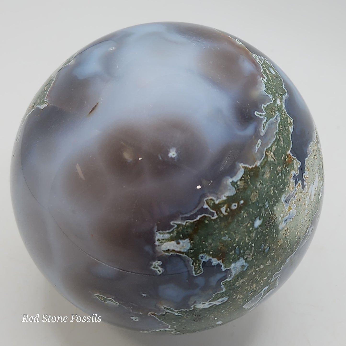 Amazing Moss Agate Sphere