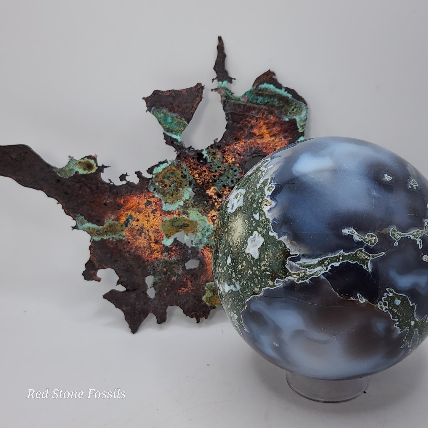 Amazing Moss Agate Sphere