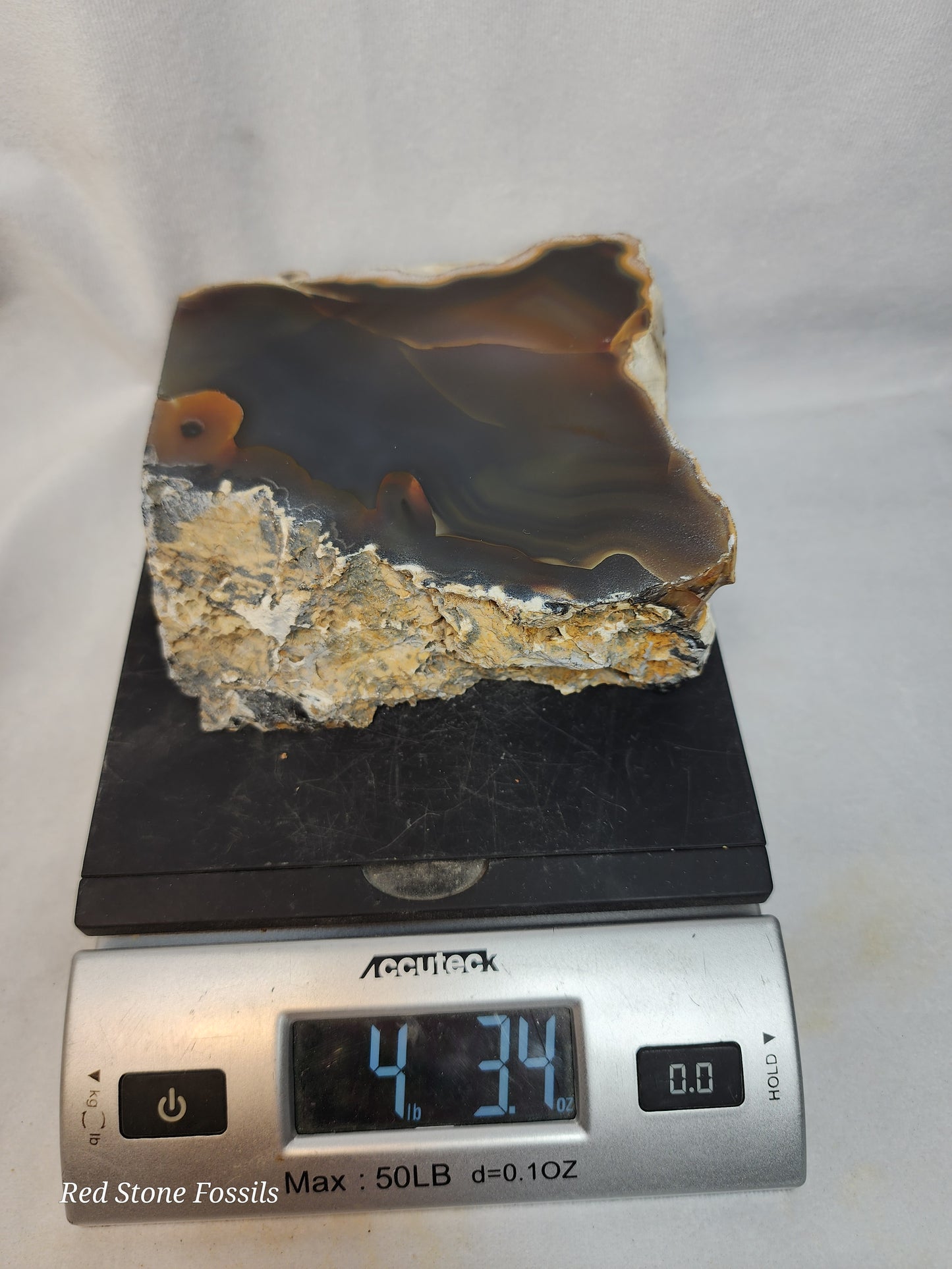 Beautifully Banded Agate Slice