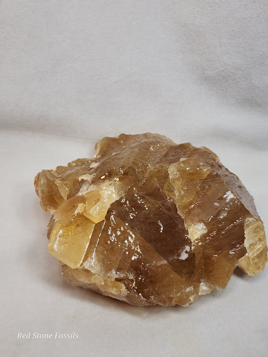 Deep Honey Calcite Chunk