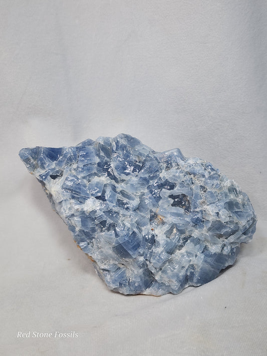 Blue Calcite Chunk from Mexico
