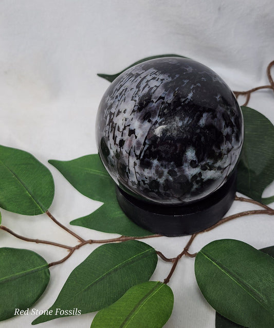 Indigo Gabbro (Merlinite) Sphere