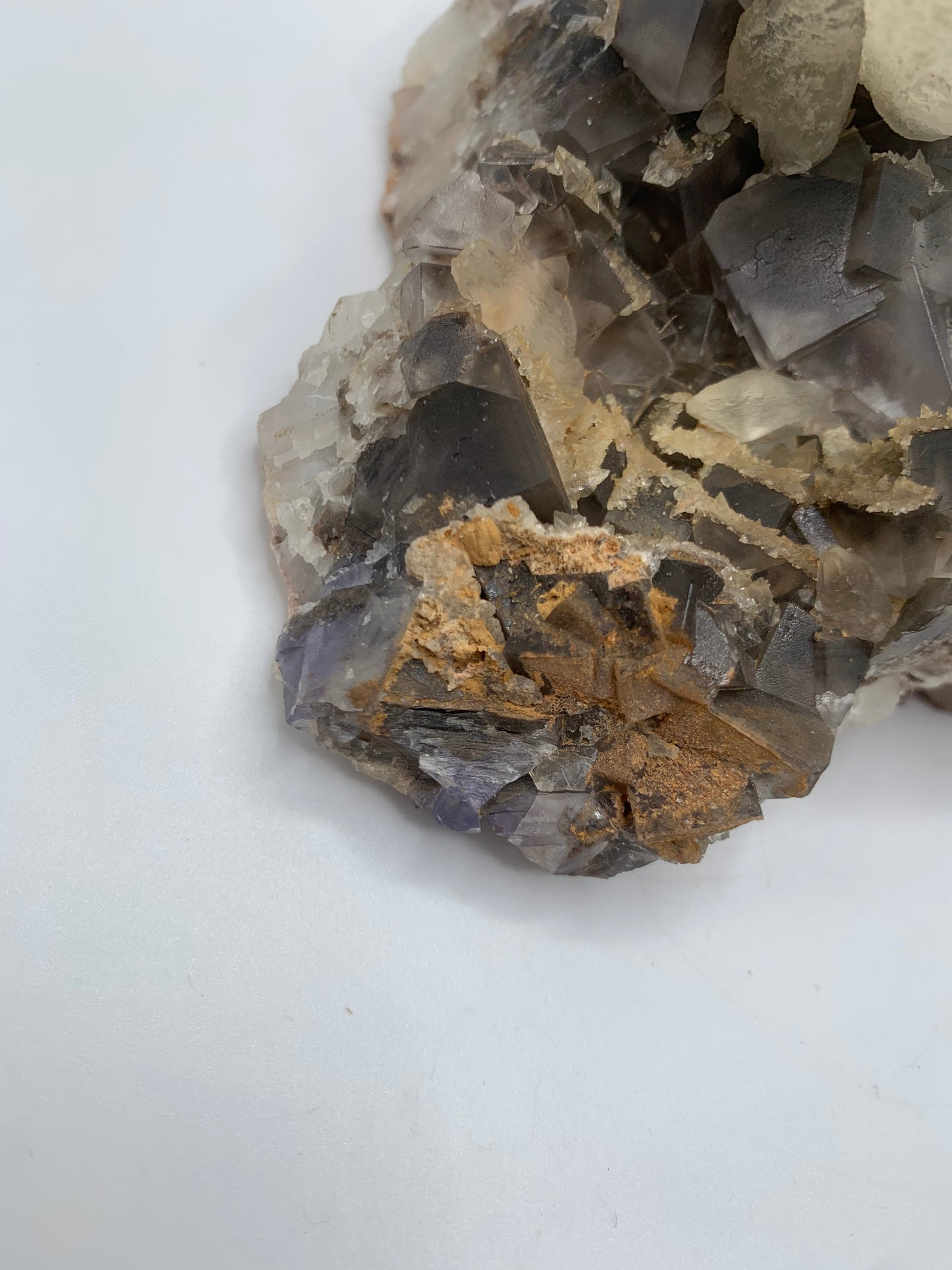 Fabulous Fluorite with Dogtooth Calcite