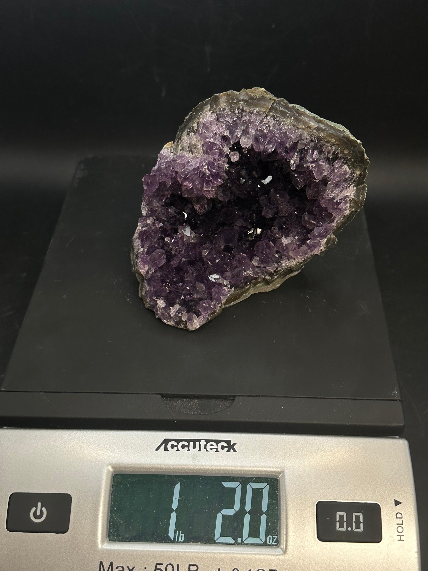 Uniquely Shaped Purple Amethyst