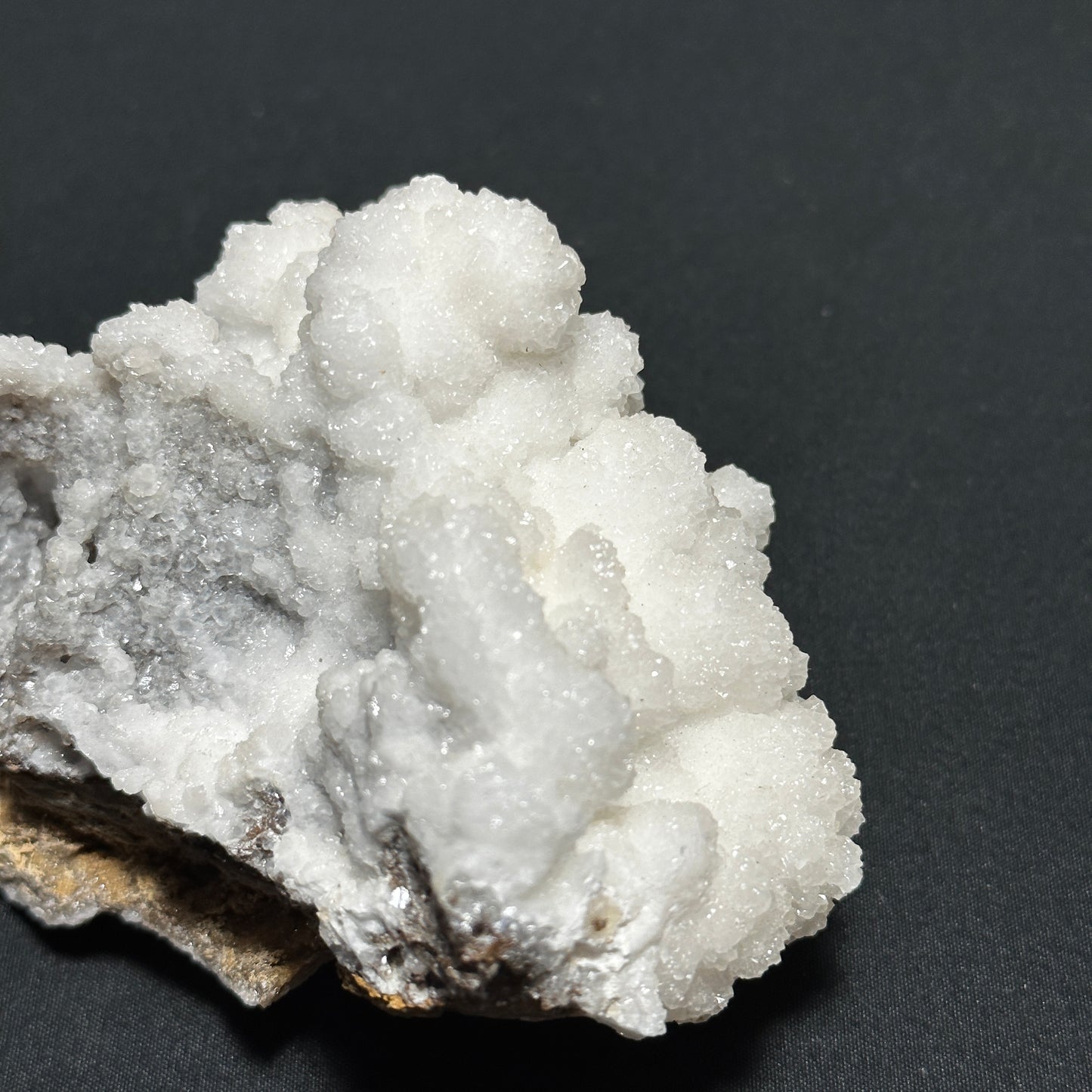 Unique White Calcite Cluster