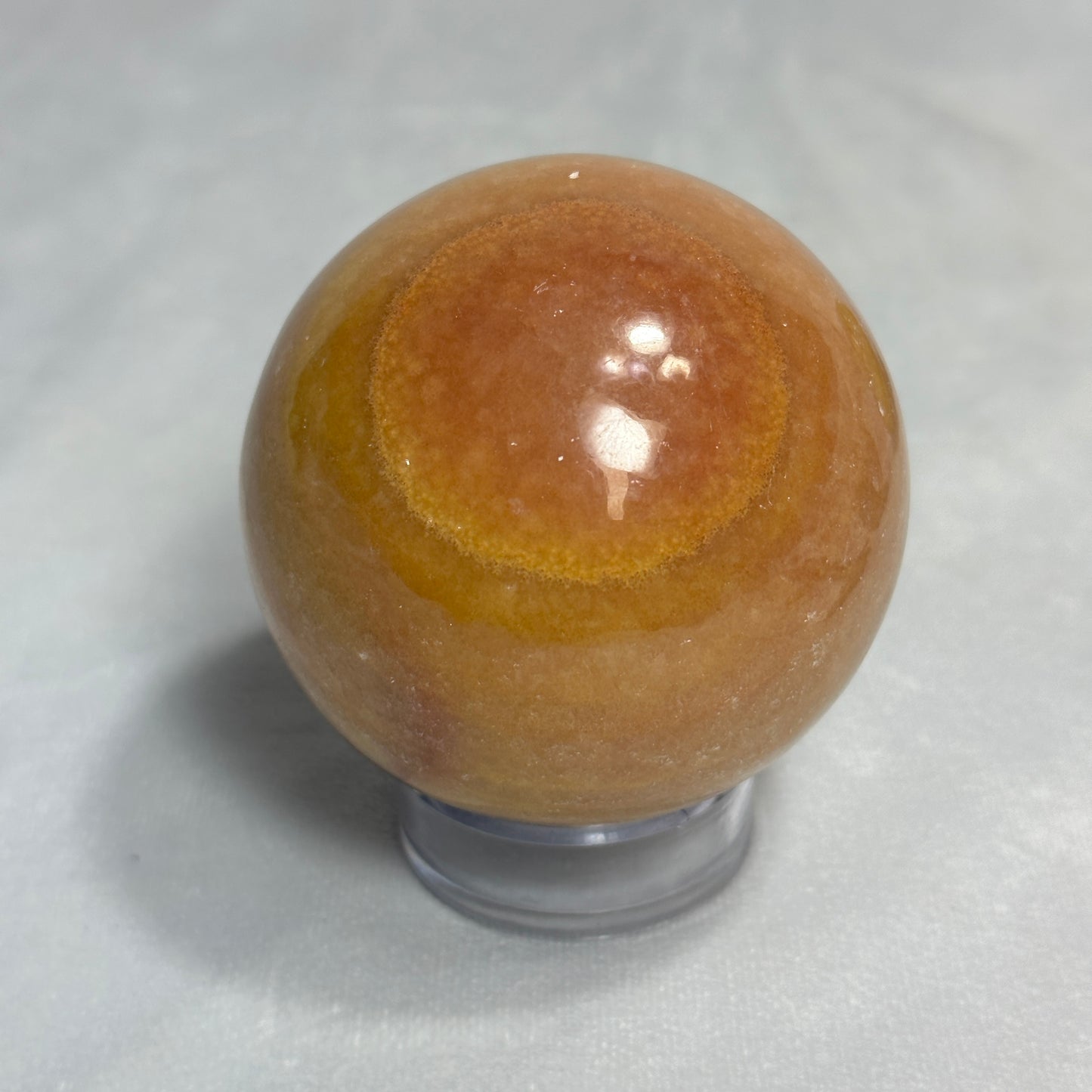 Brown Banded Calcite Sphere