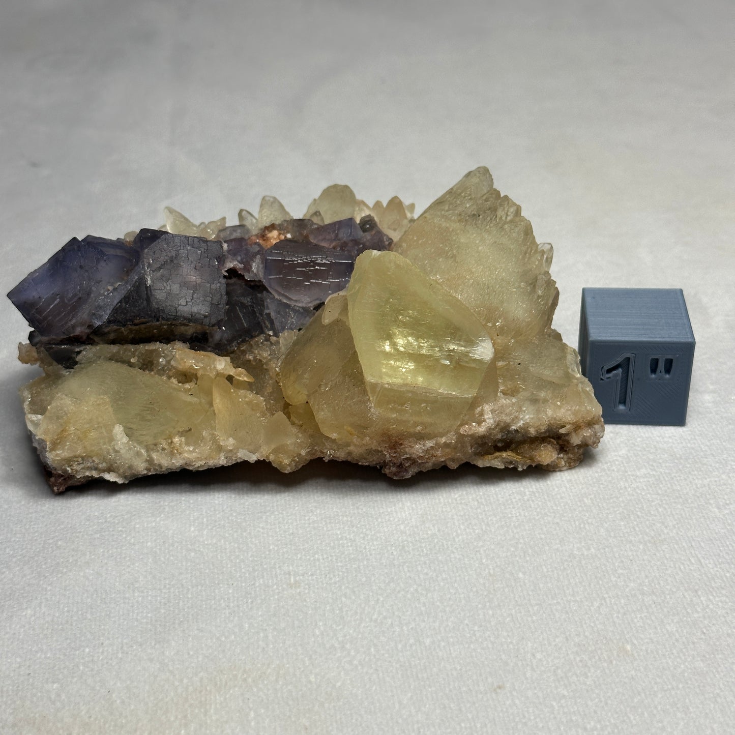 Stunning Dogtooth Calcite and Fluorite