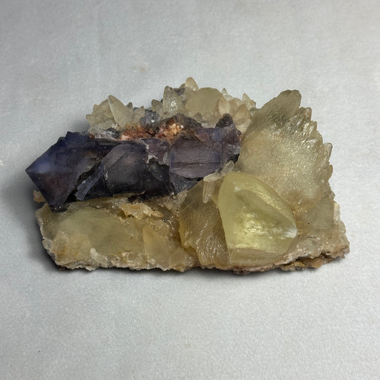 Stunning Dogtooth Calcite and Fluorite