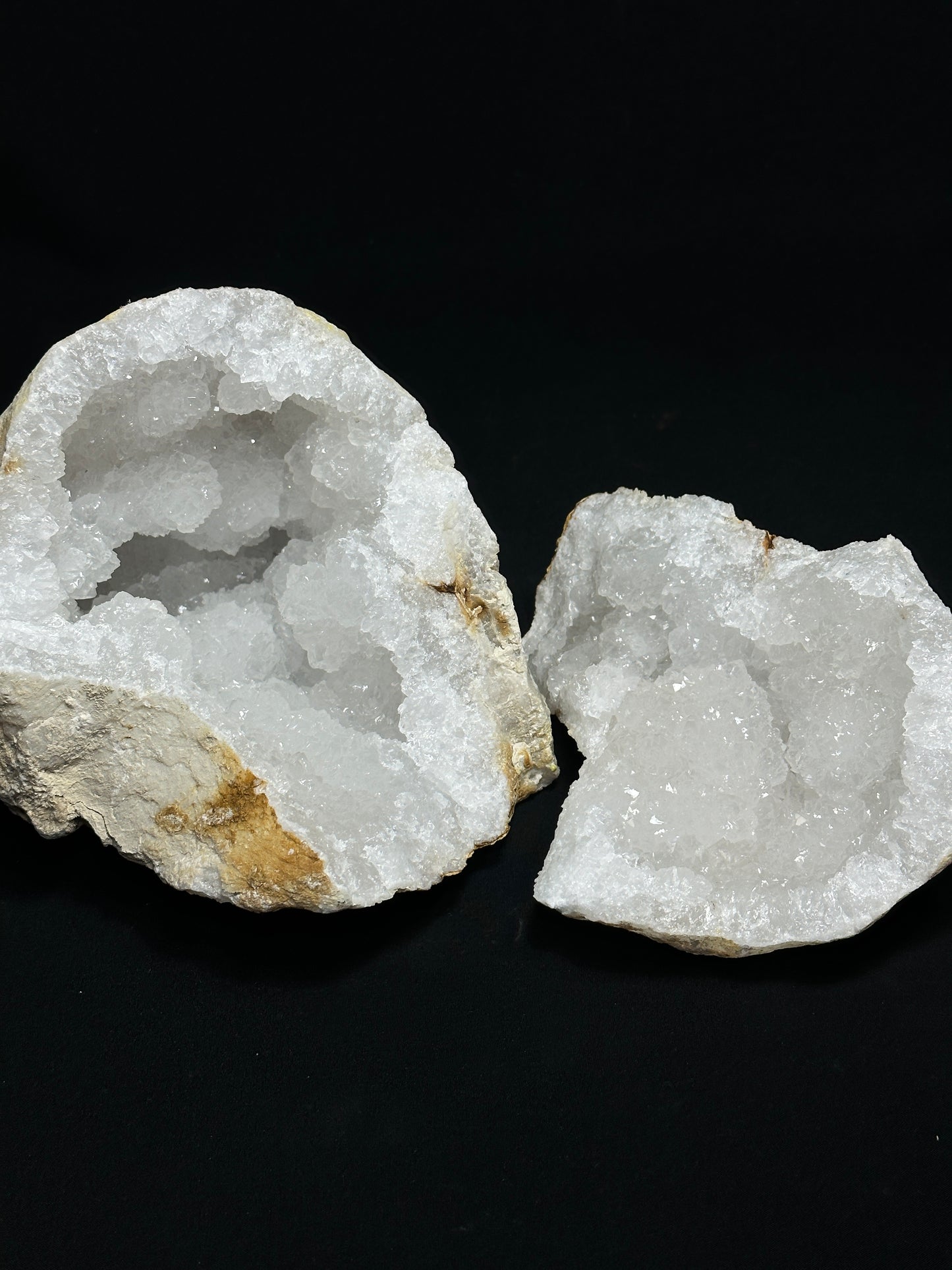 Bubbly Moroccan Geode Pair