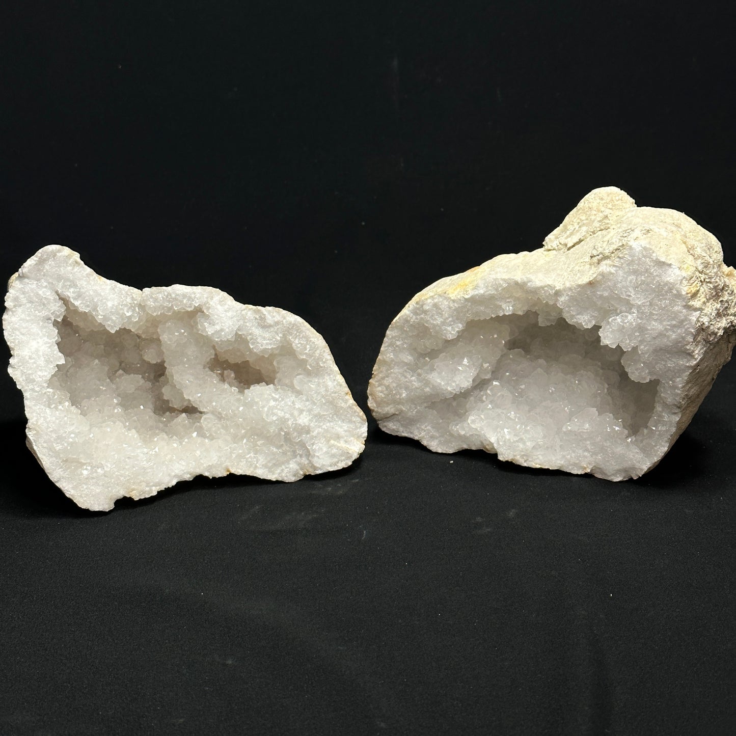 Glistening Geode Pair