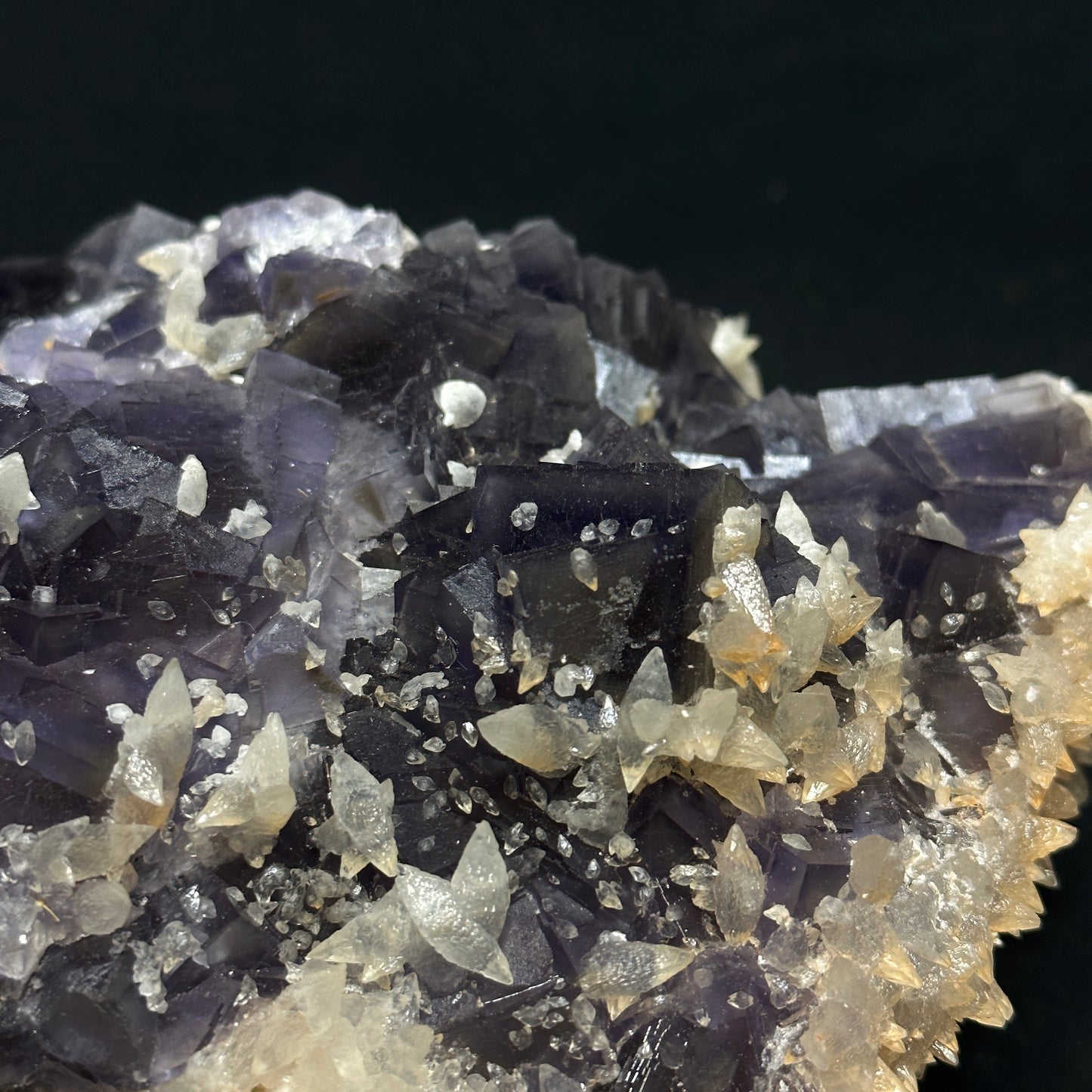 Stunning Dogtooth and Fluorite Cluster