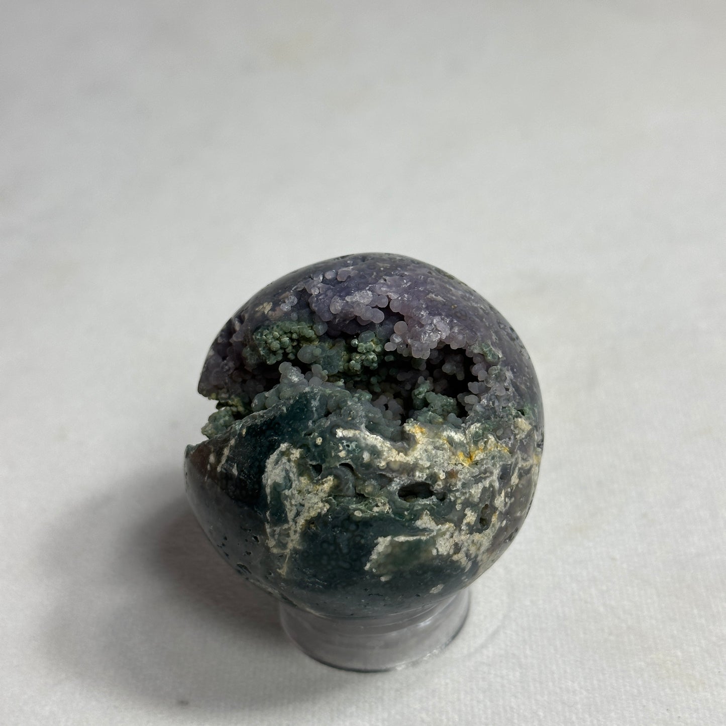 Earthy Grape Agate Sphere