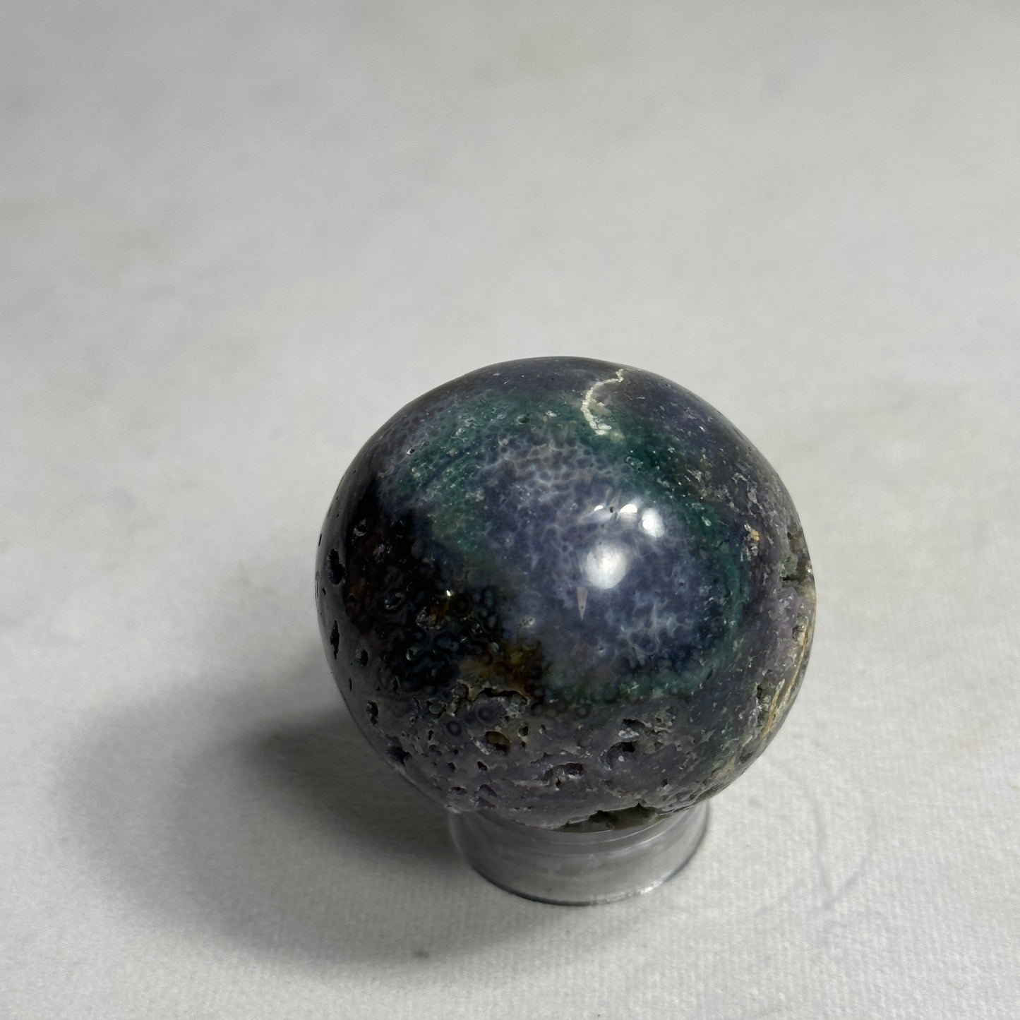 Earthy Grape Agate Sphere