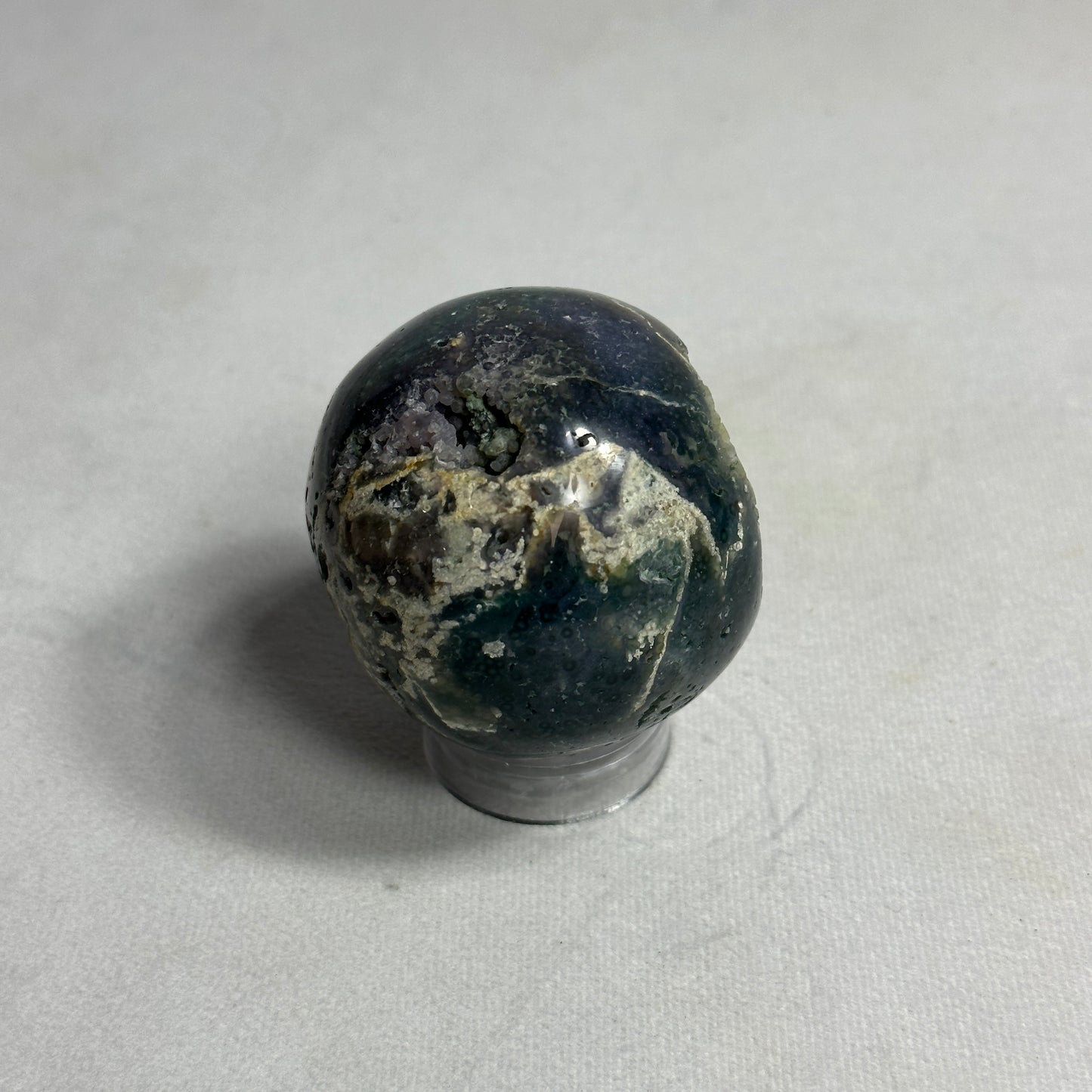 Earthy Grape Agate Sphere