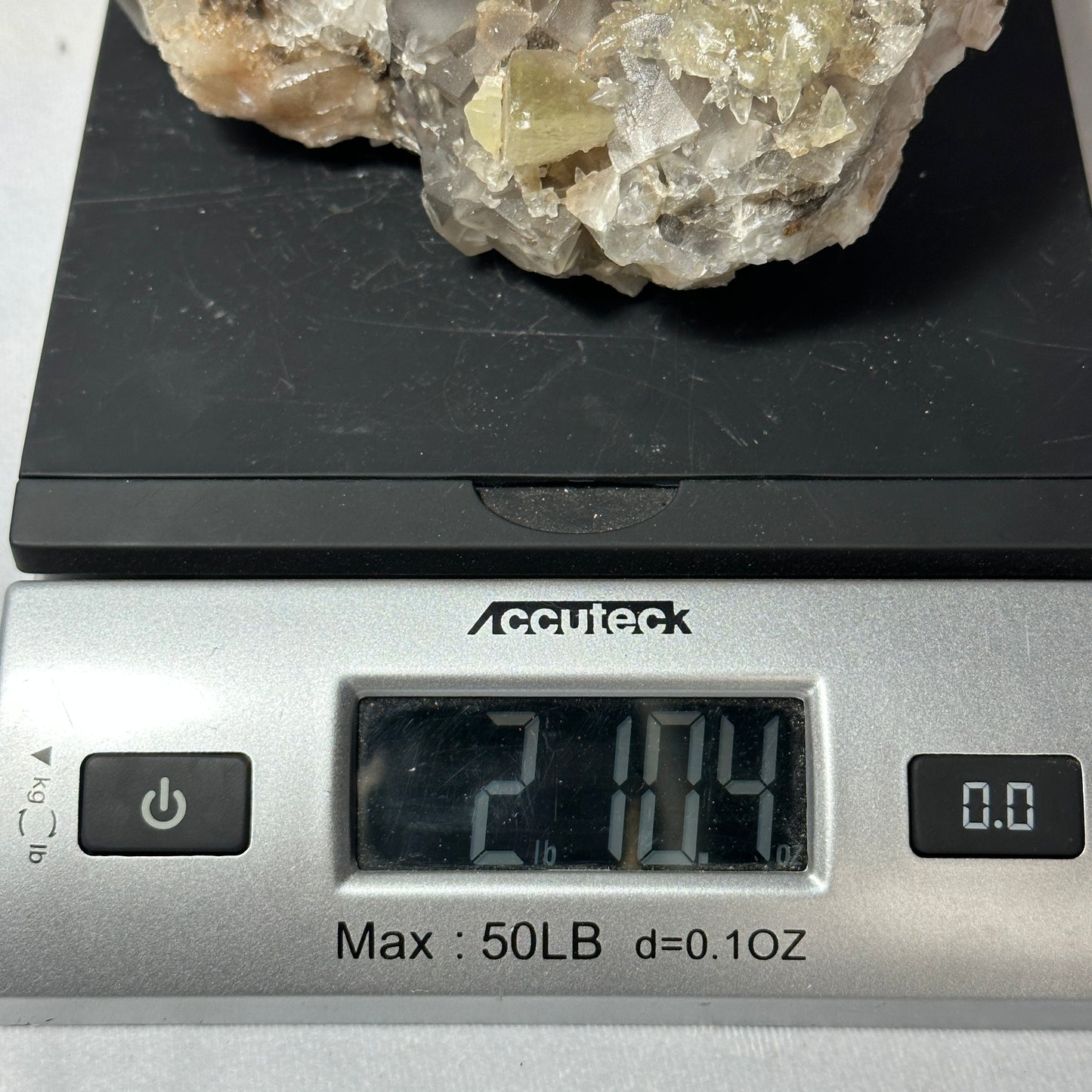 Smokey Grey Fluorite and Dogtooth Calcite