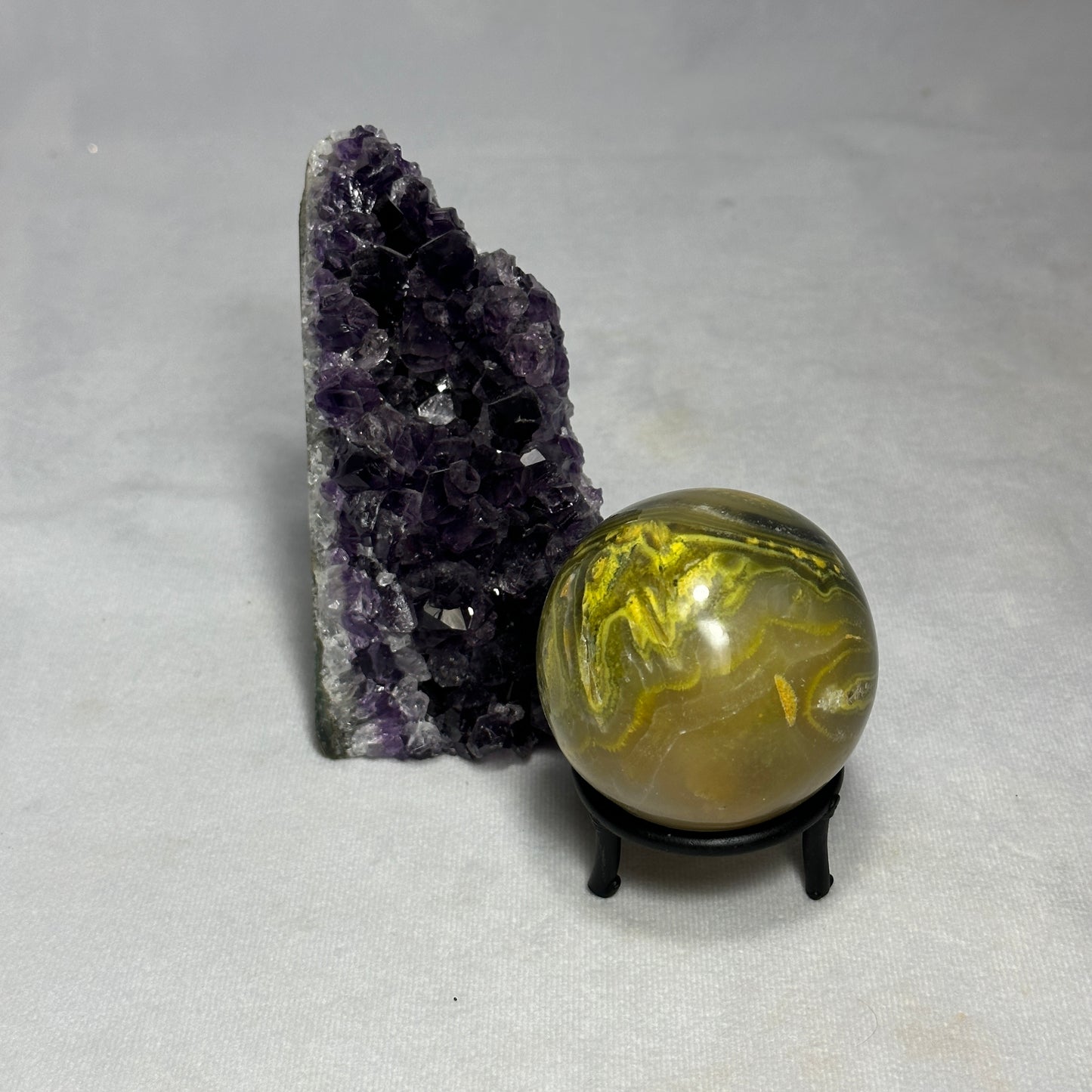 Amazing Bumblebee Jasper Sphere