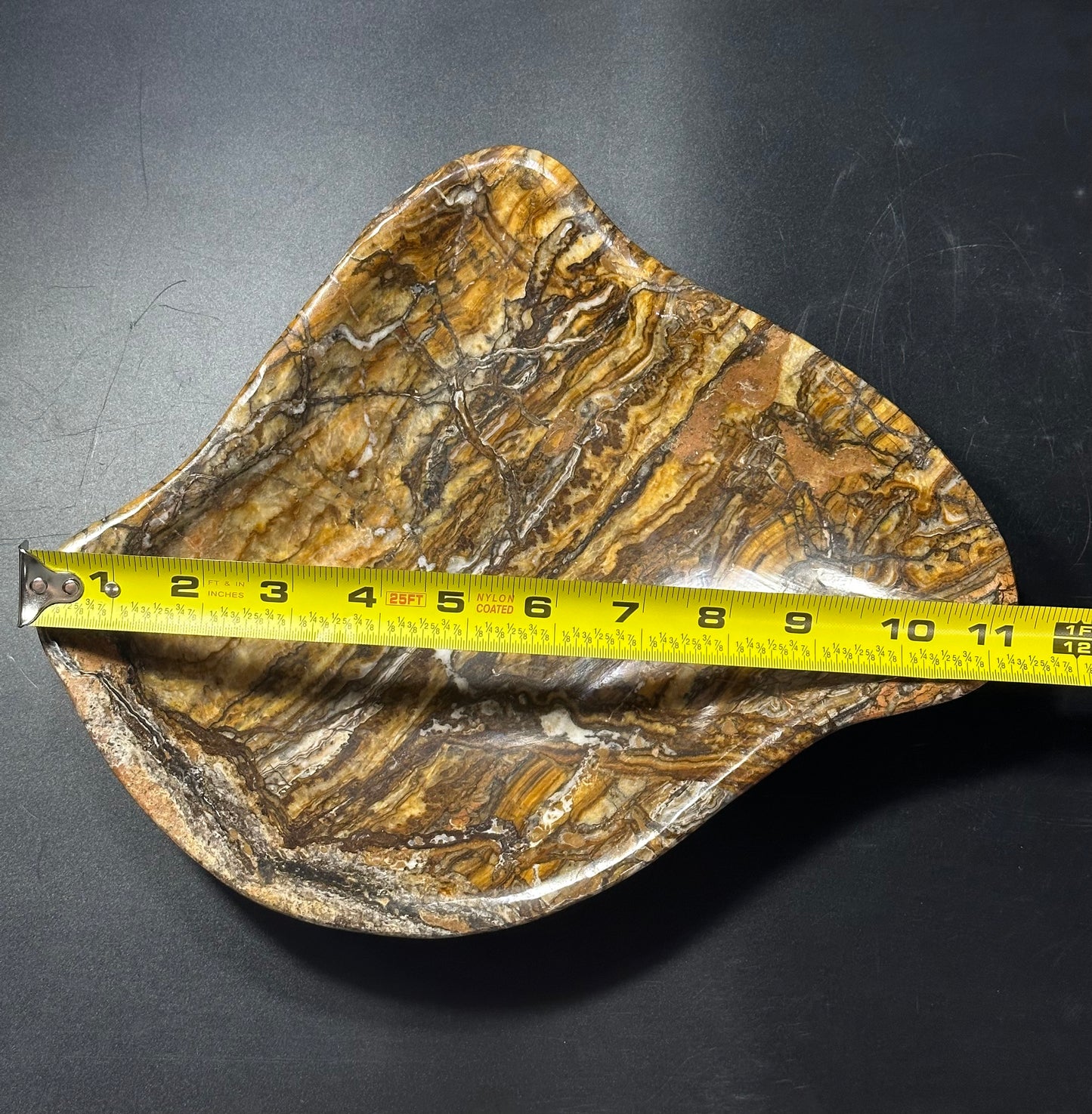 Curvy Aragonite Bowl