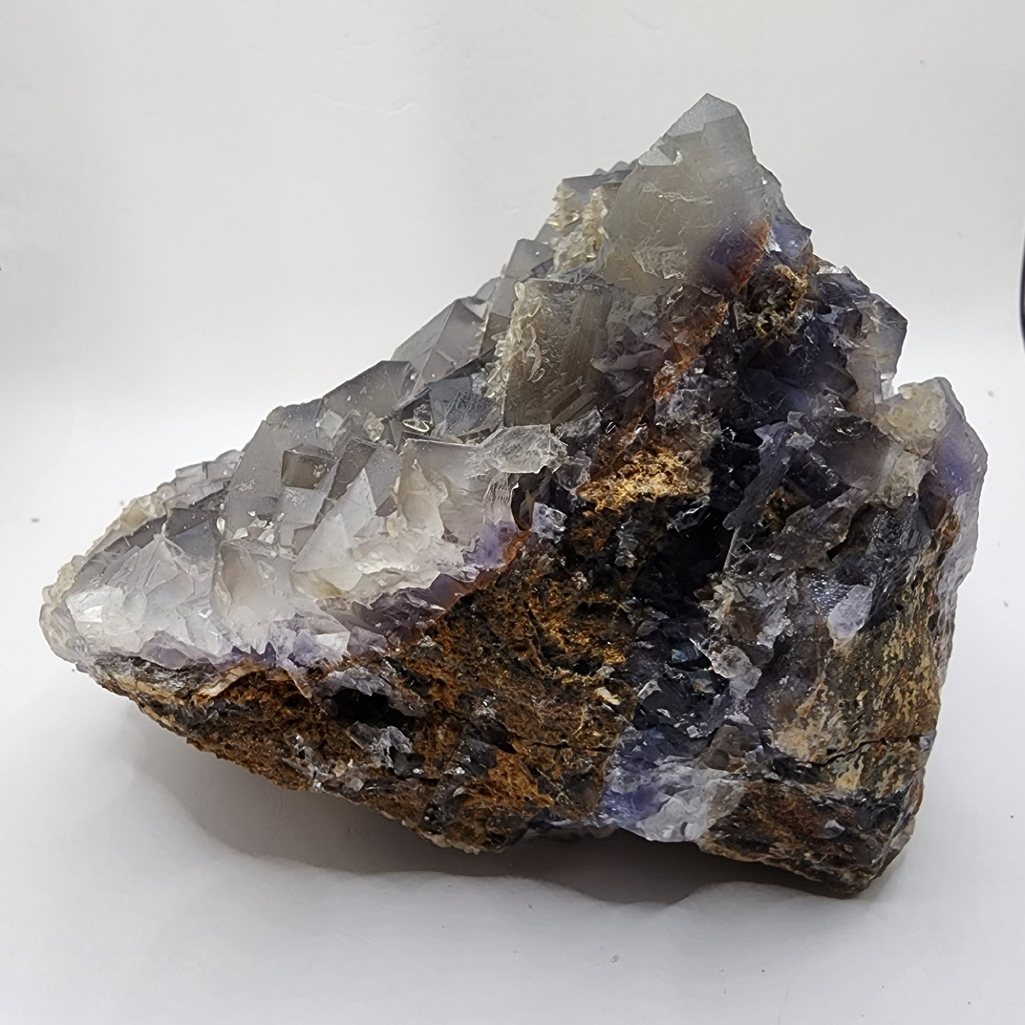 Flourishing Fluorite with Calcite