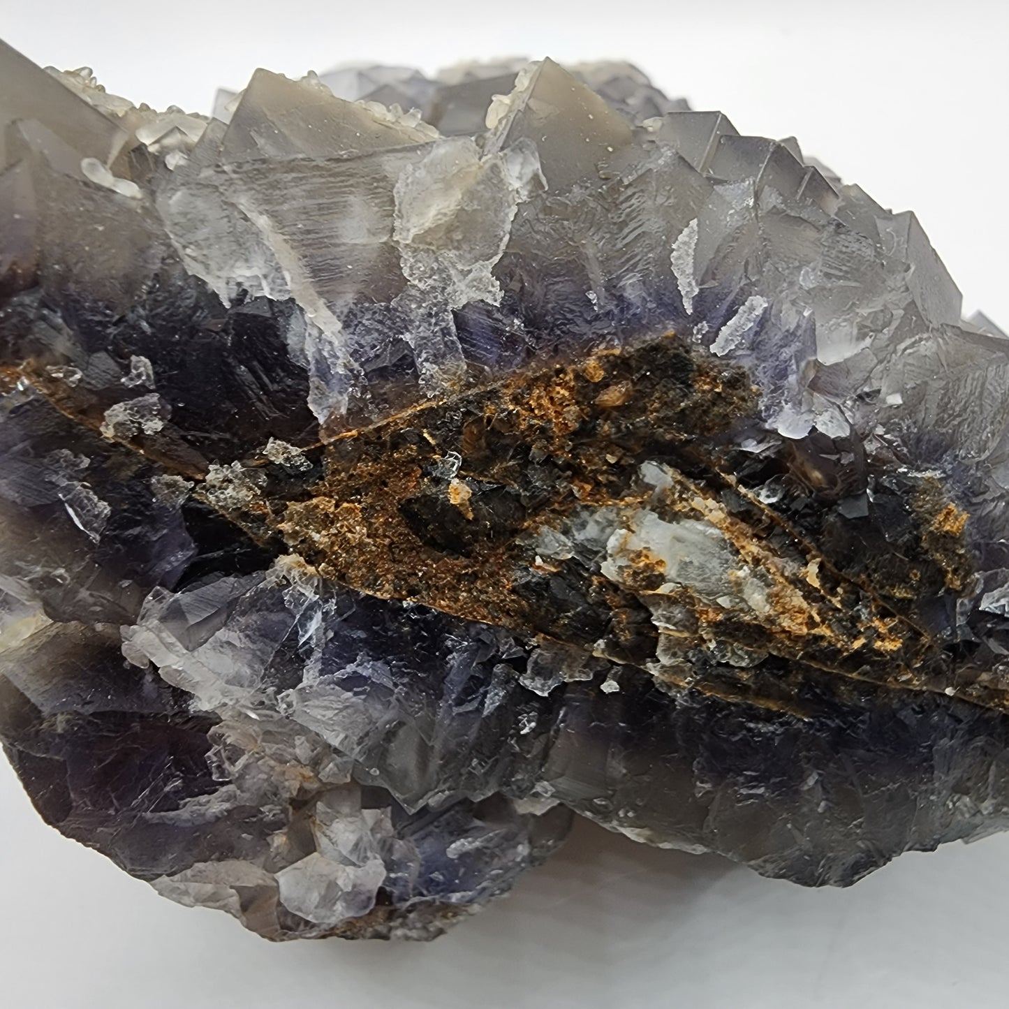 Flourishing Fluorite with Calcite