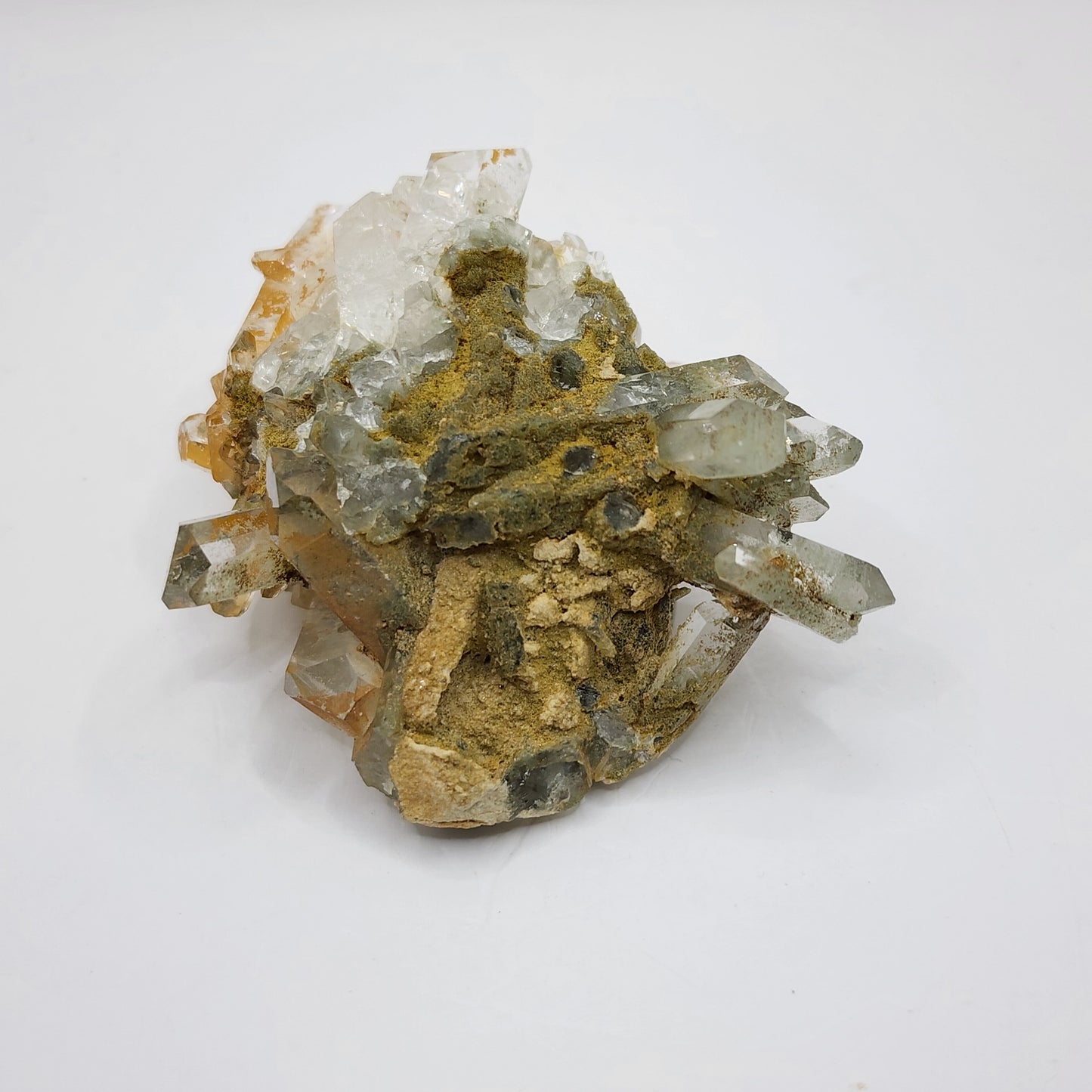 Chlorine Quartz Cluster